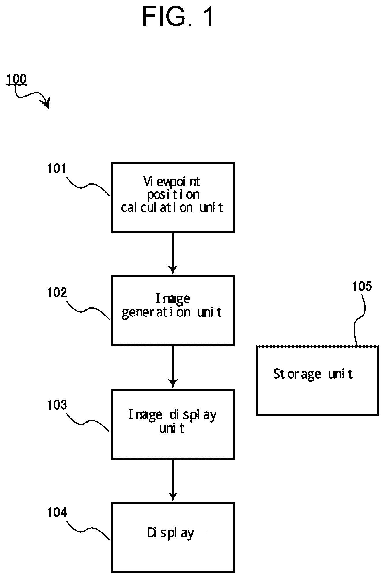 Patent US12368836 — Image display system and image display method — Figure 1