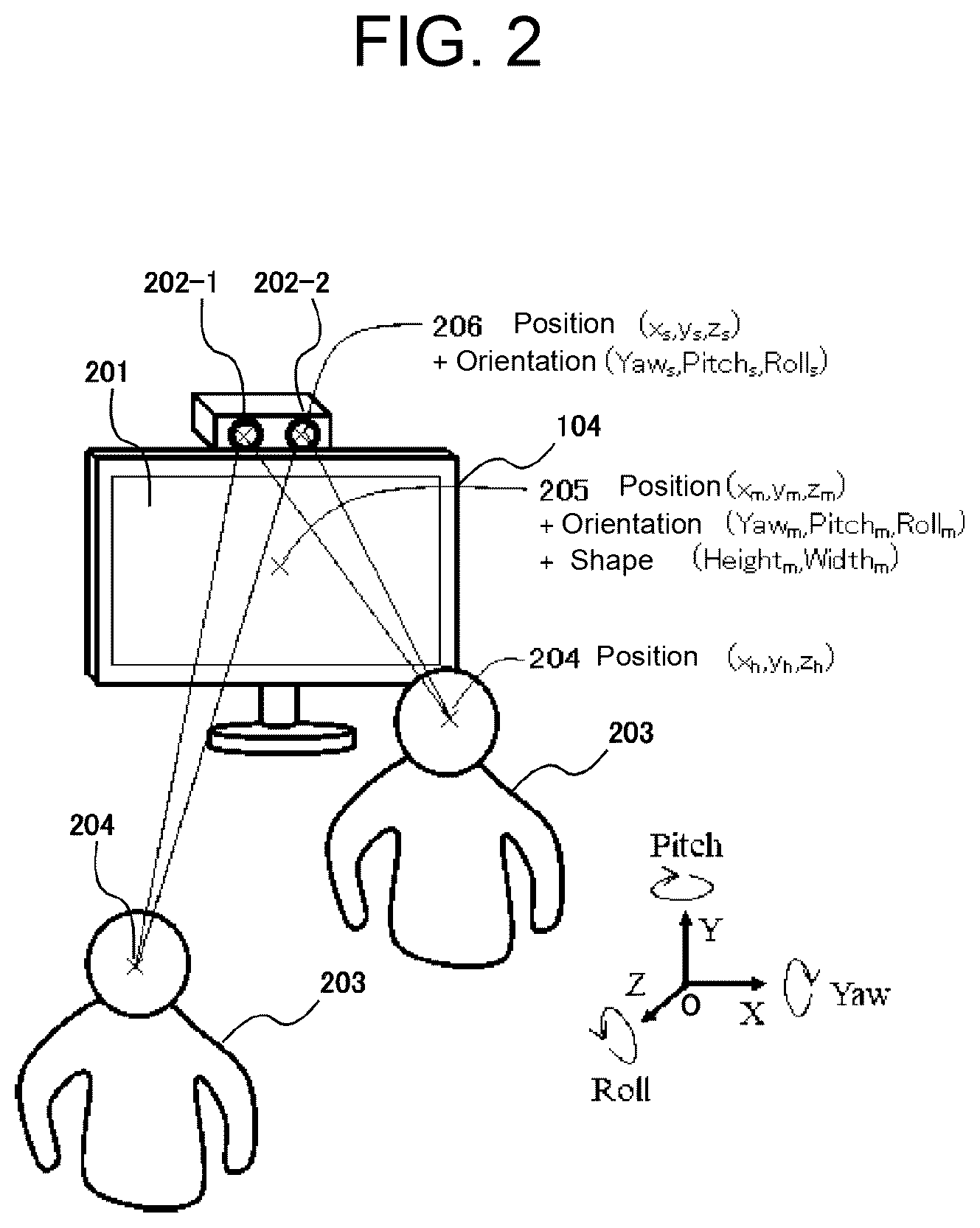 Patent US12368836 Figure 2 – Image display system and image display method