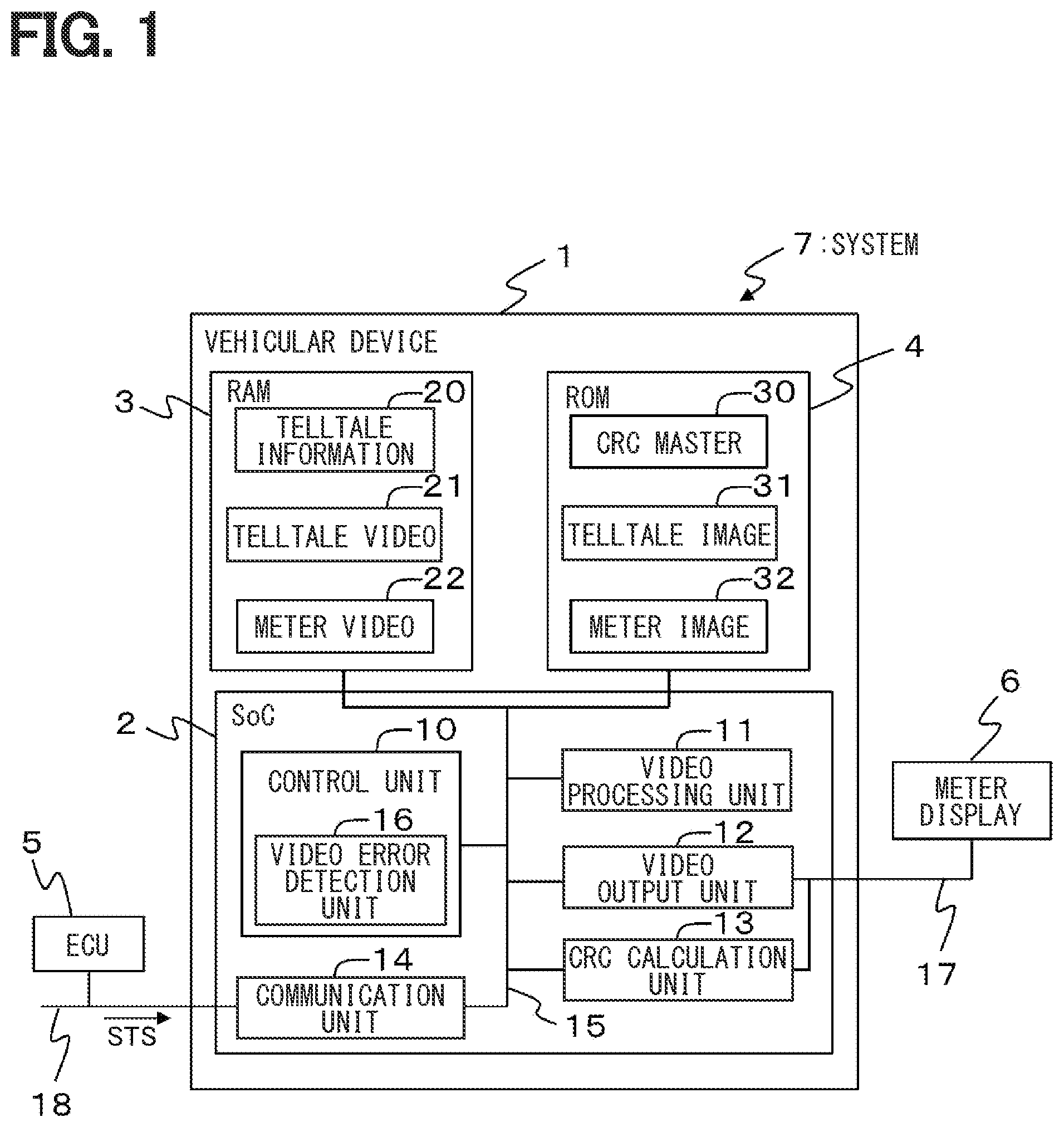 Patent US12368838 — Vehicular device and method for the same — Figure 1