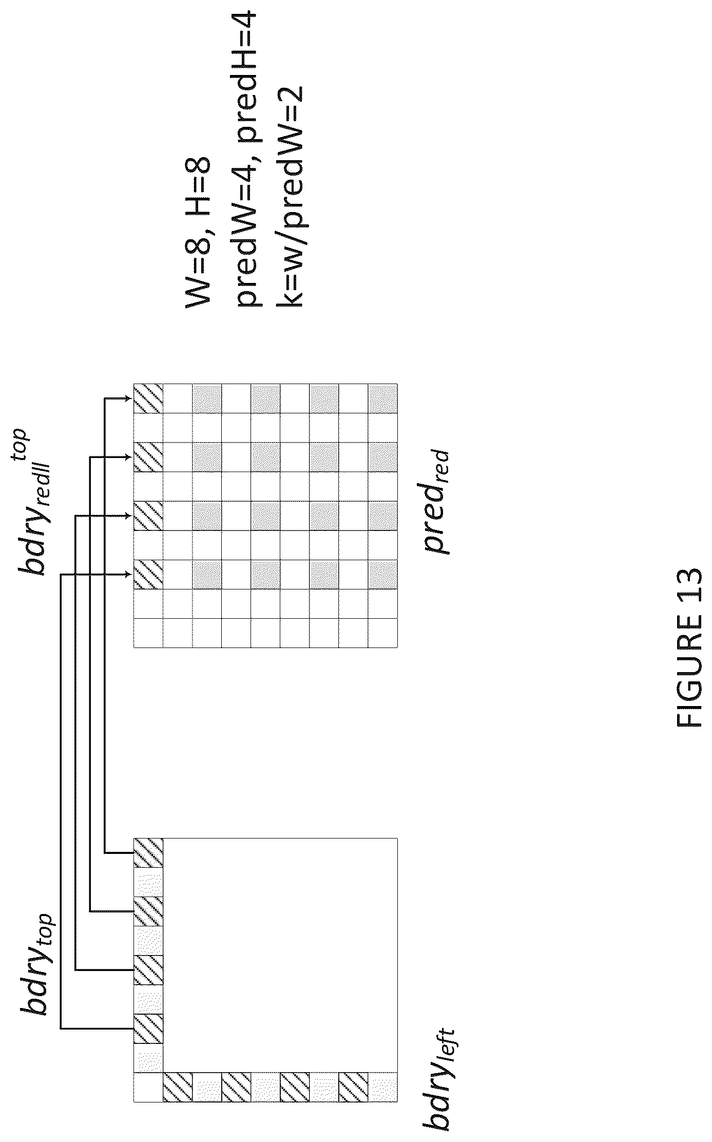 Patent US12368858 Figure 13 – Simplified downsampling for matrix based intra prediction