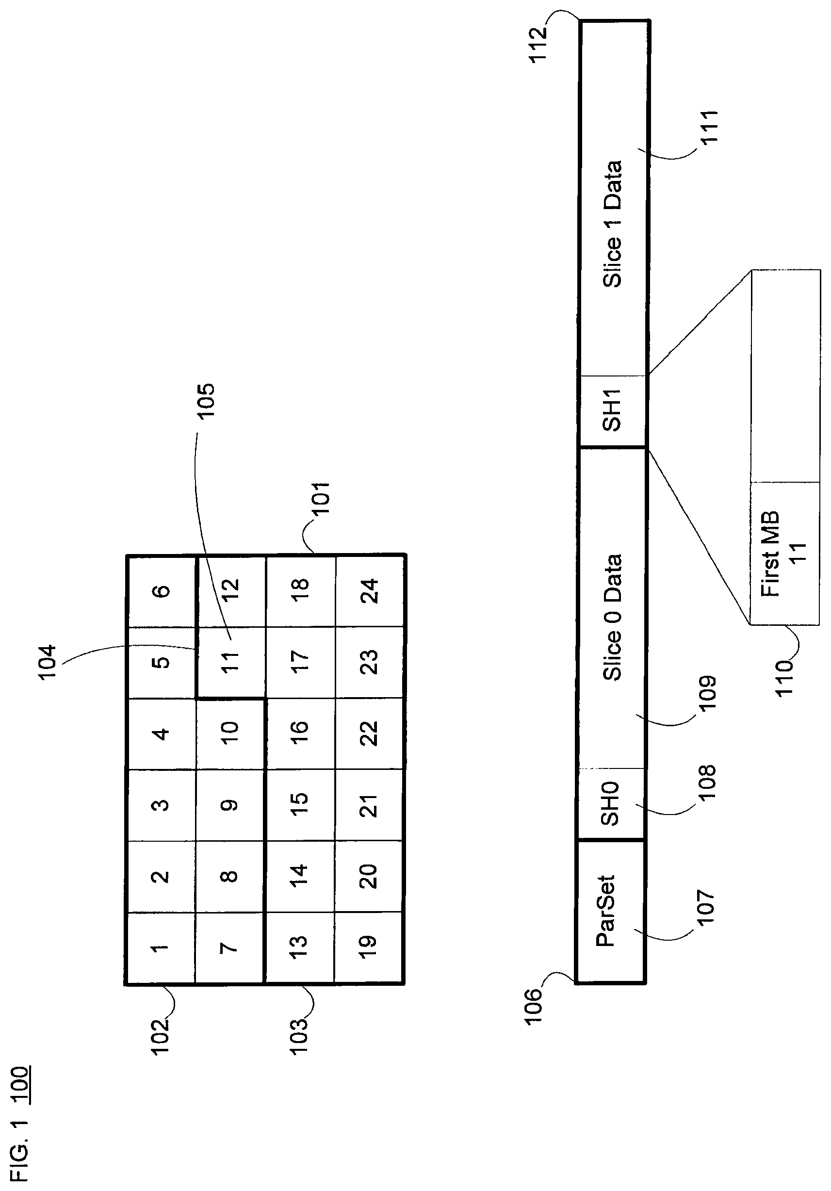 Patent US12368862 Figure 1 – Method and system for selectively breaking prediction in video coding
