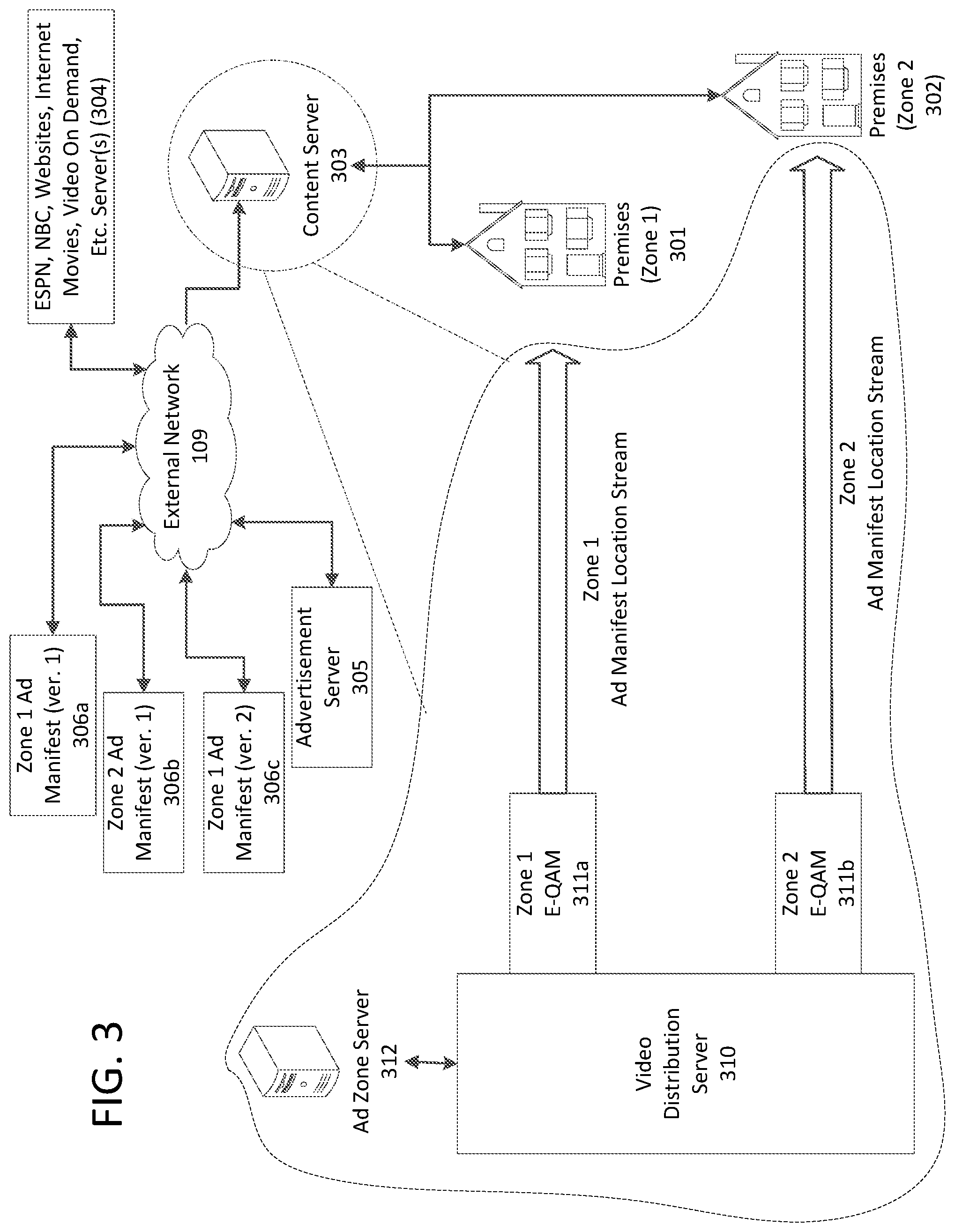 Patent US12368905 Figure 3 – Secondary content delivery