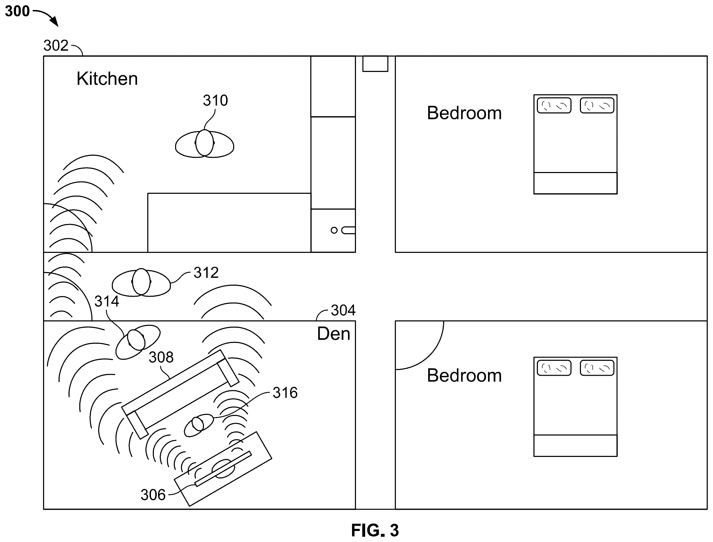 Patent US12368923 Figure 3 – Systems and methods for detecting a number of viewers