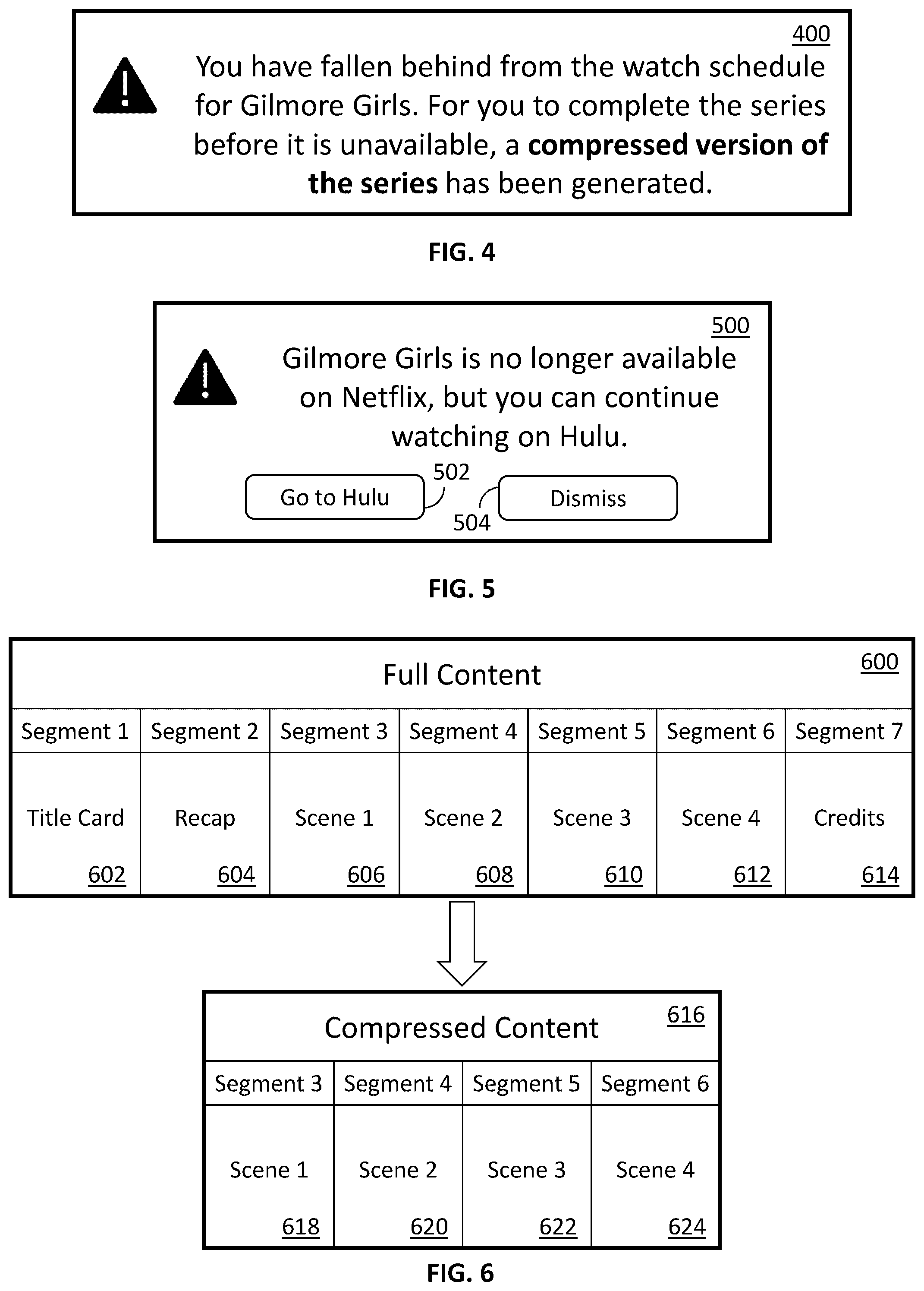 Patent US12368925 Figure 2 – Systems and methods for generating a watch schedule and compressed content to complete a series before expiration