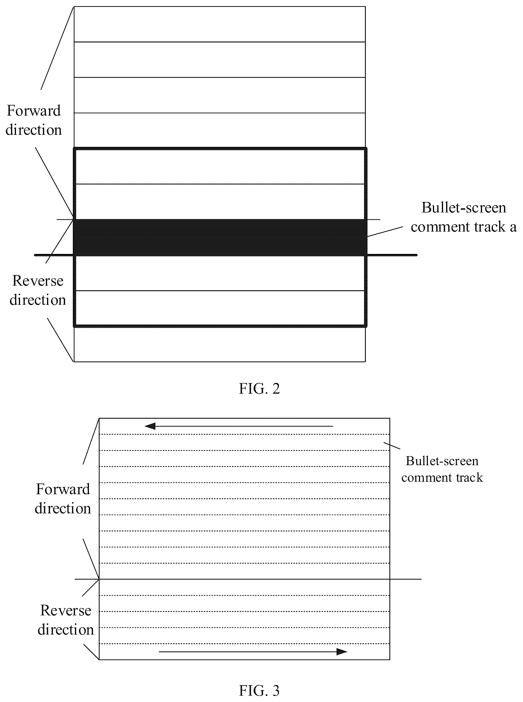 Patent US12368930 Figure 2 – Bullet-screen comment display