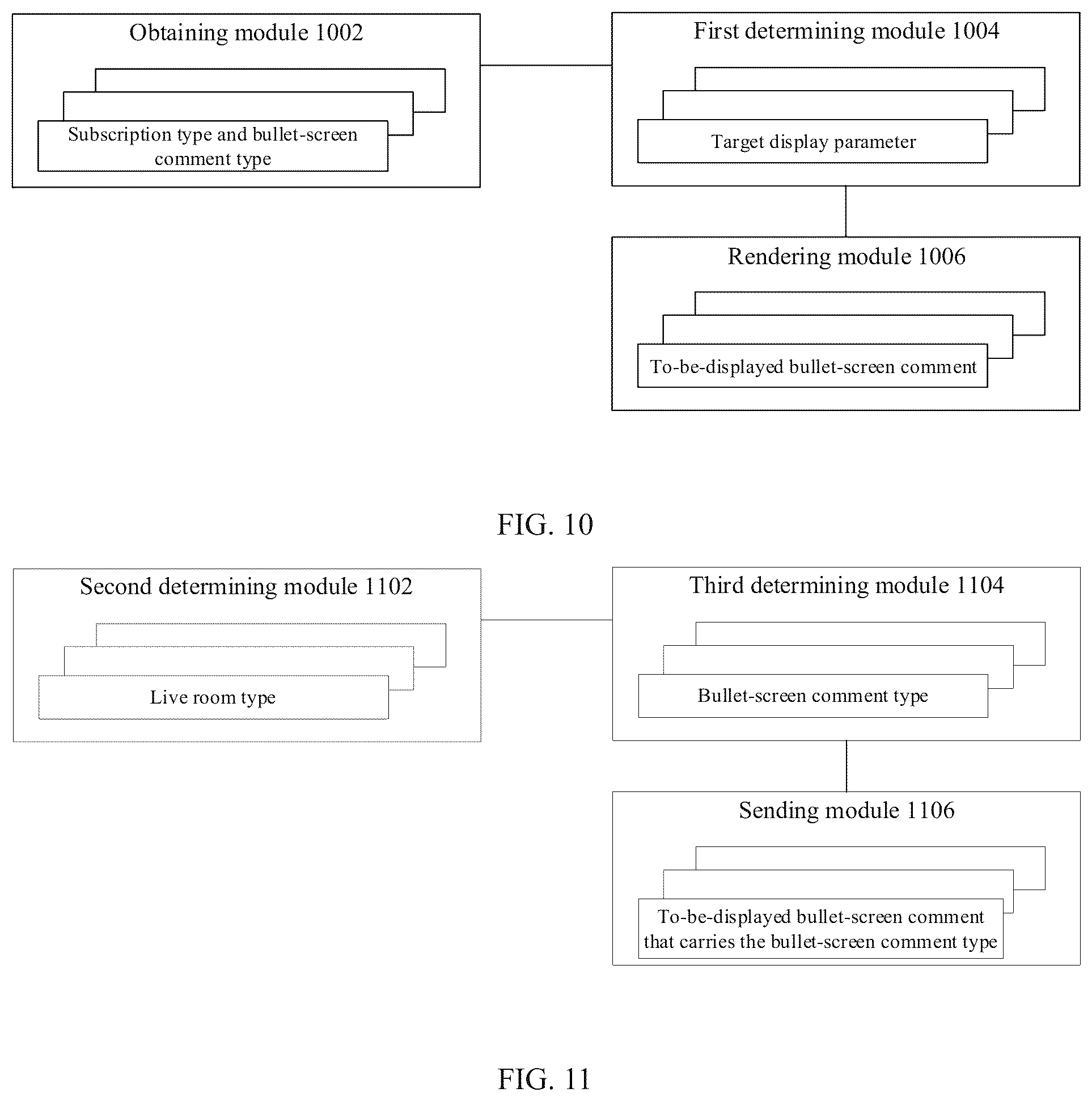 Patent US12368930 Figure 9 – Bullet-screen comment display