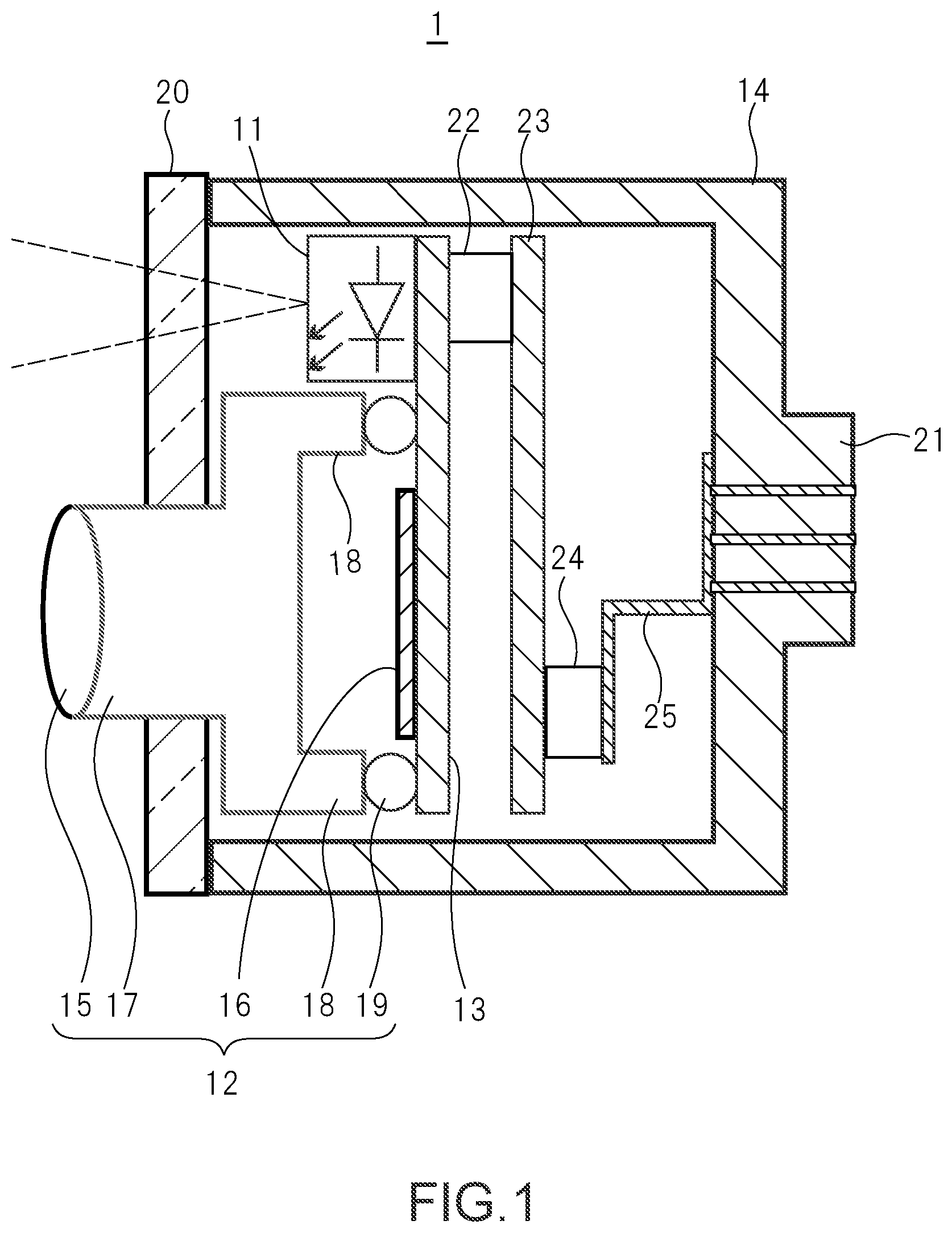 Patent US12368939 — In-vehicle camera, control apparatus and control method for in-vehicle camera, and in-vehicle camera system — Figure 1