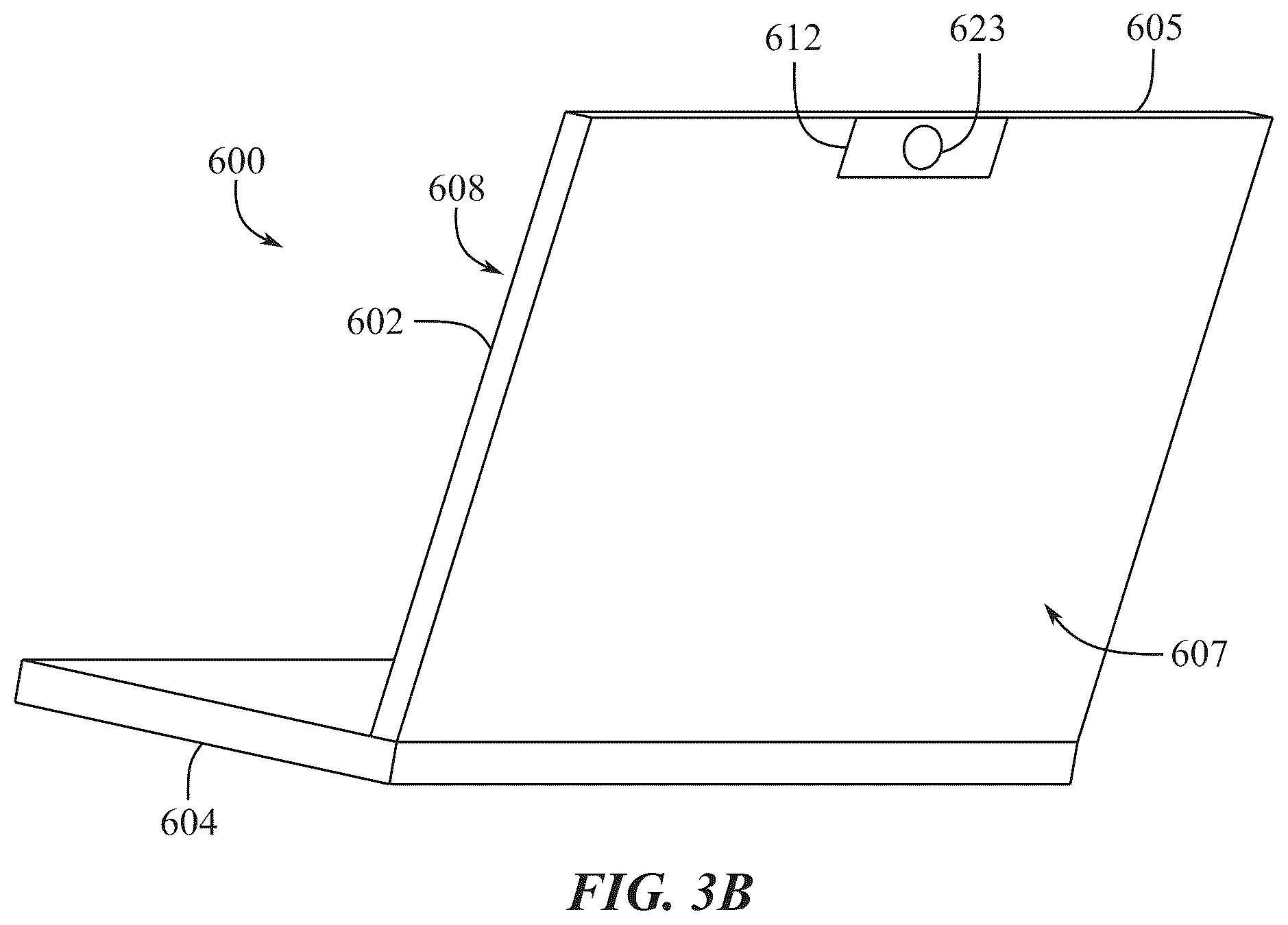 Patent US12368942 Figure 6 – Camera integration for portable electronic devices