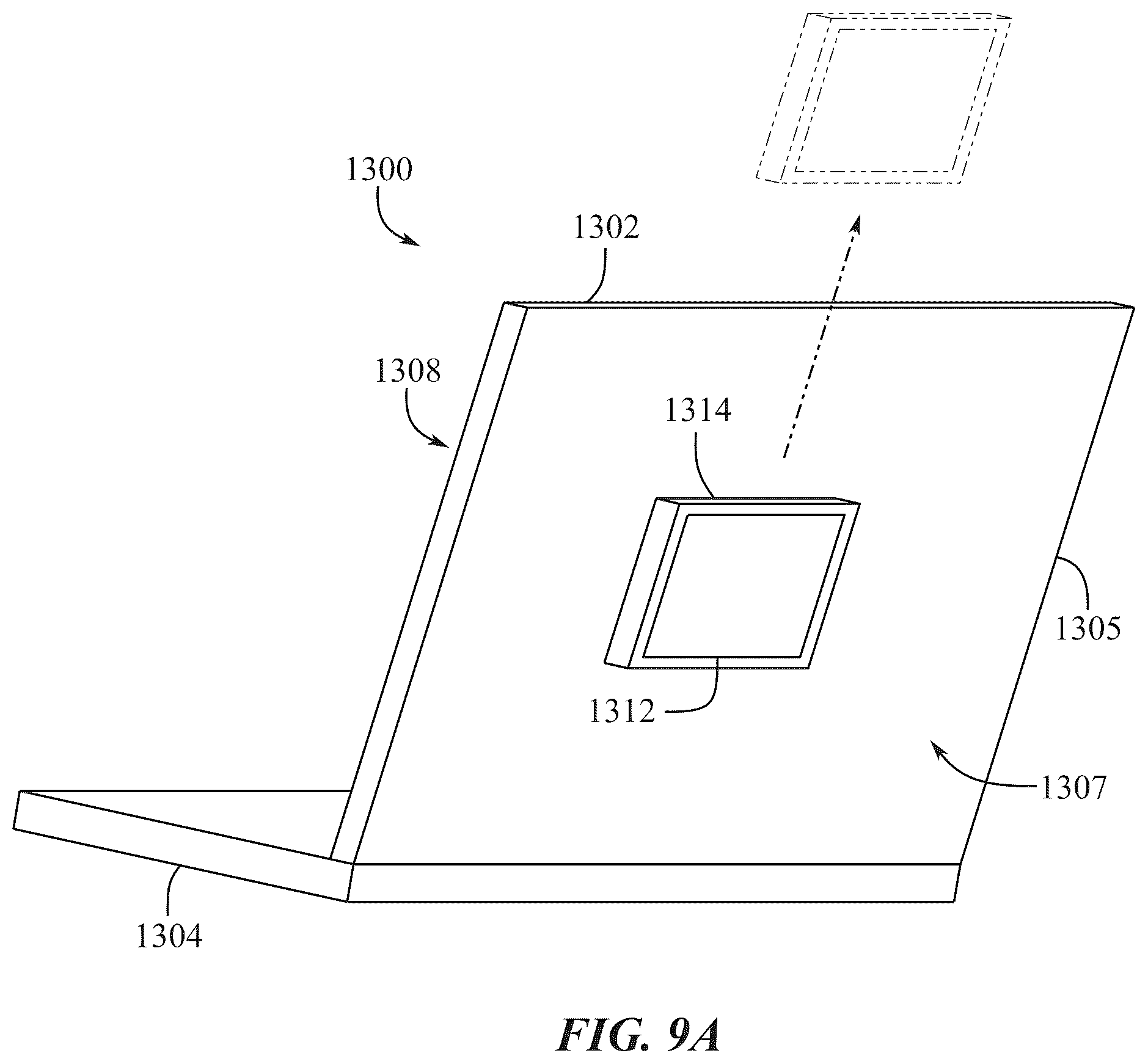 Patent US12368942 Figure 14 – Camera integration for portable electronic devices