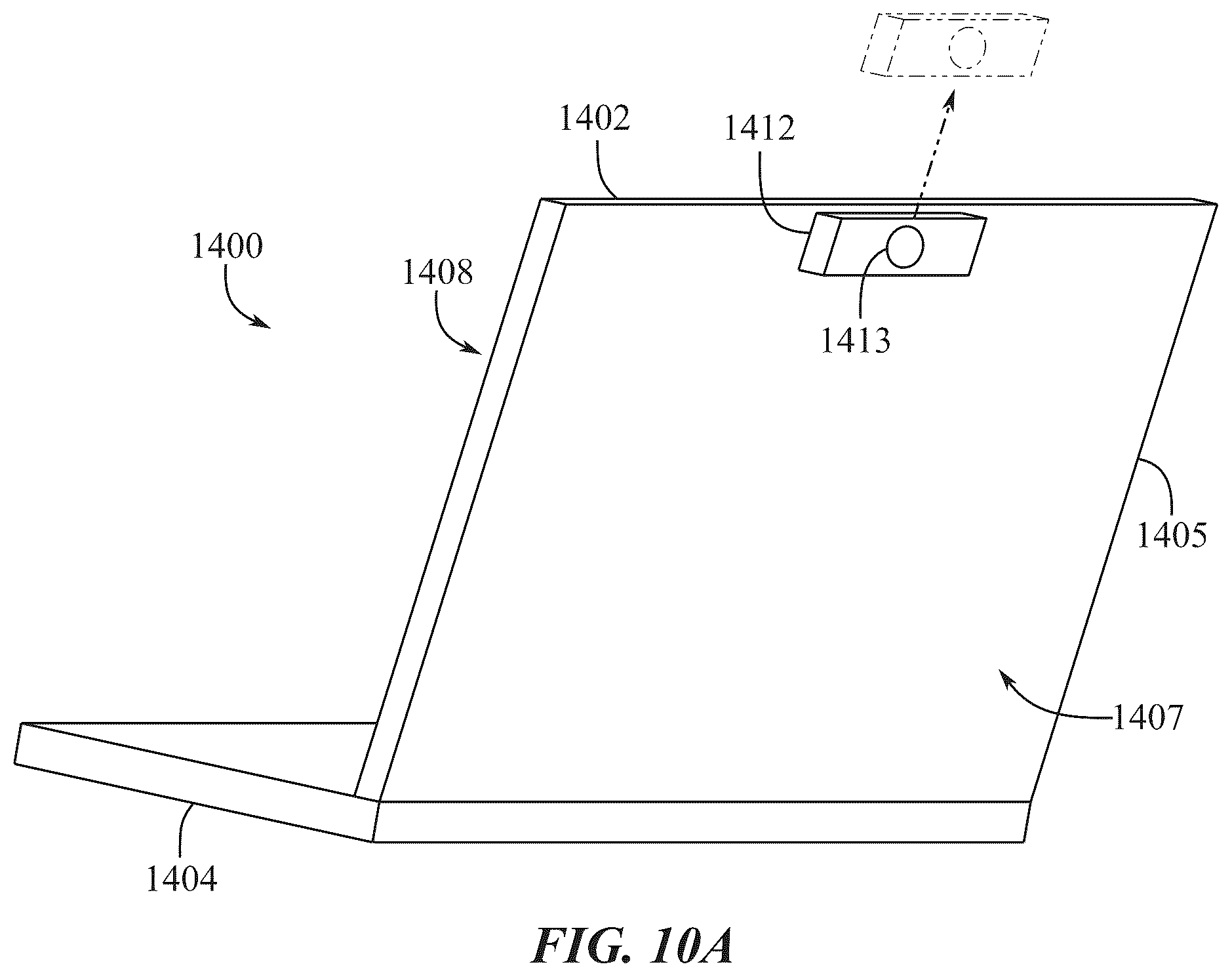 Patent US12368942 Figure 16 – Camera integration for portable electronic devices
