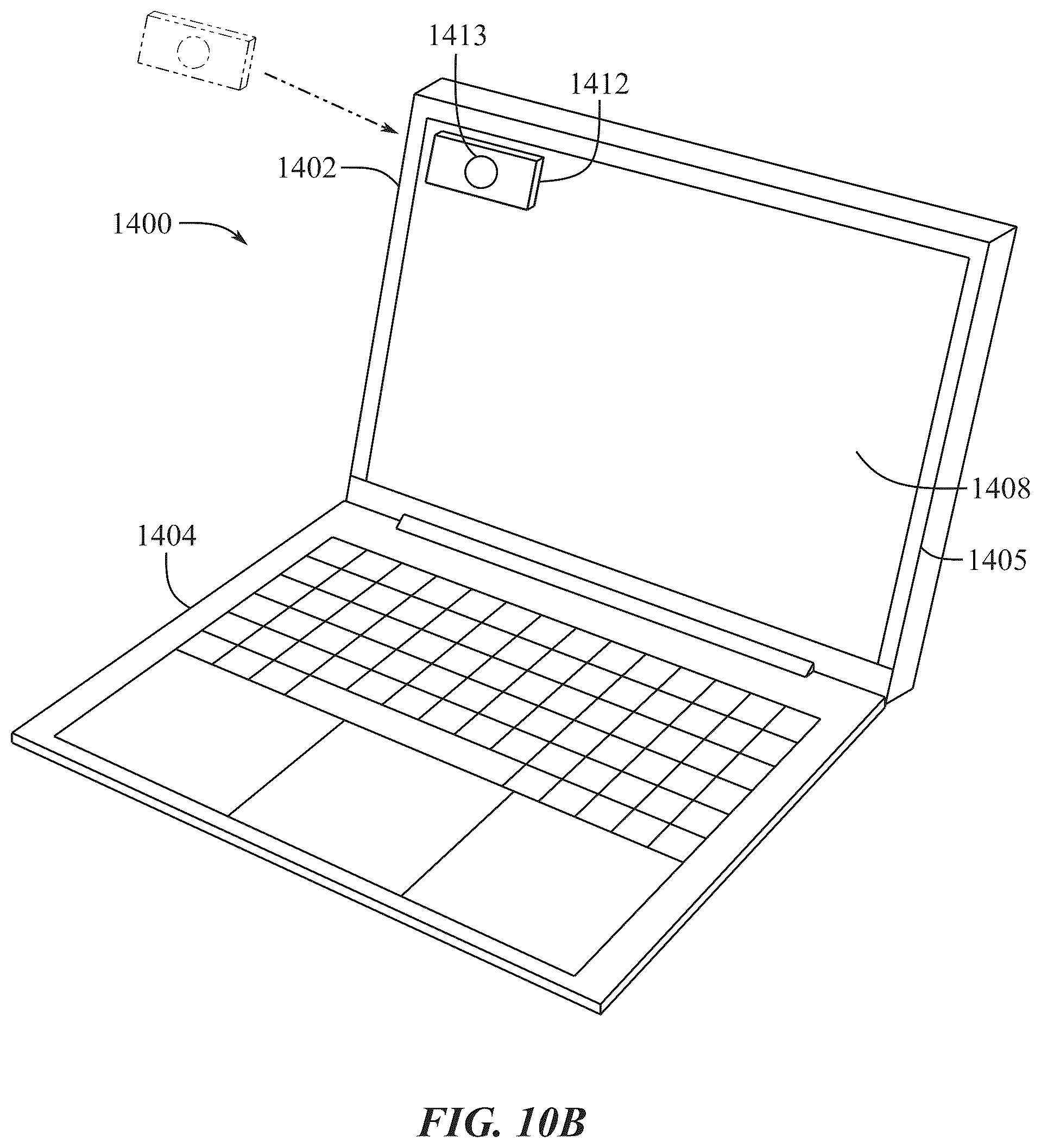 Patent US12368942 Figure 17 – Camera integration for portable electronic devices