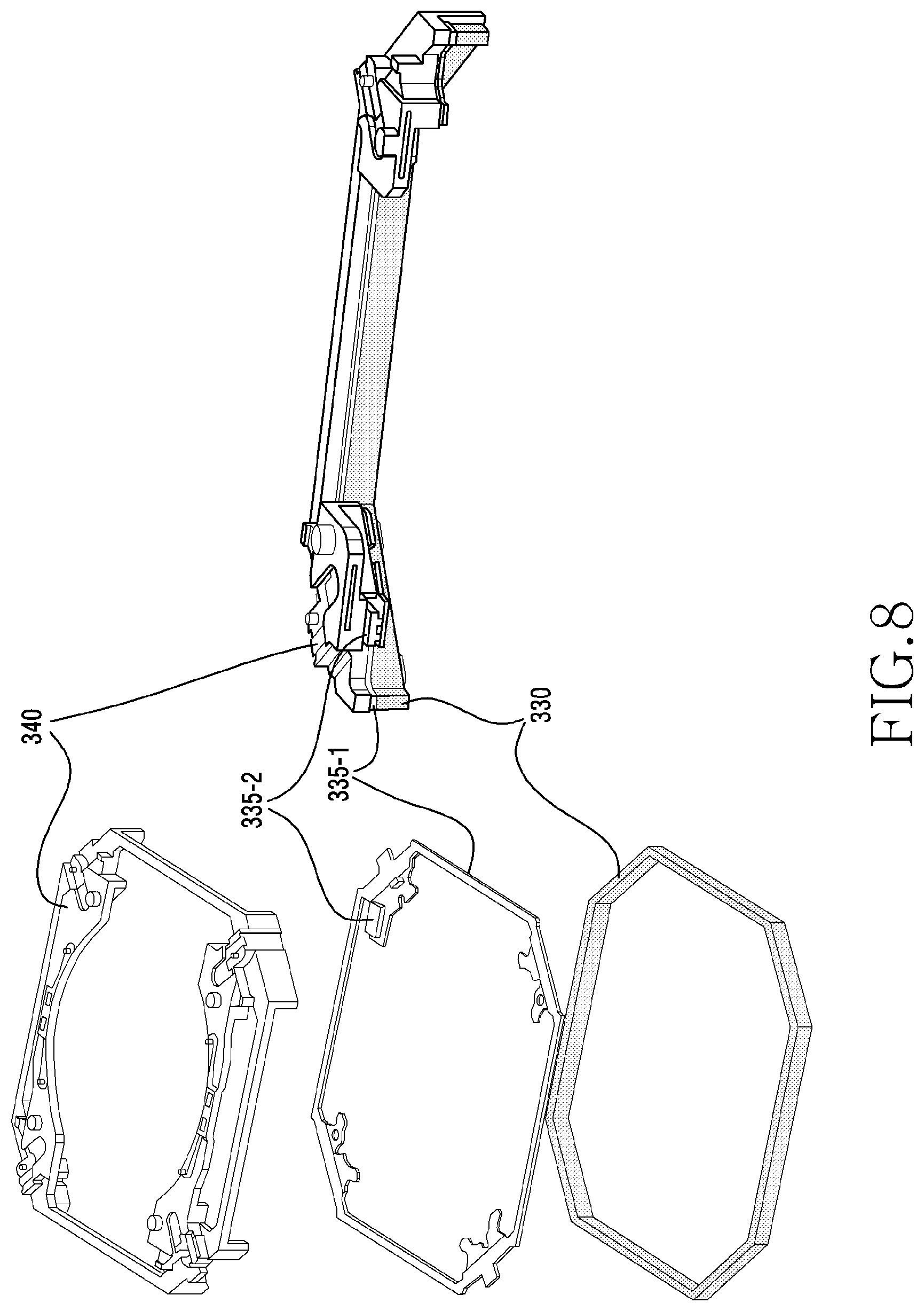 Patent US12368943 Figure 8 – Electronic device including camera module