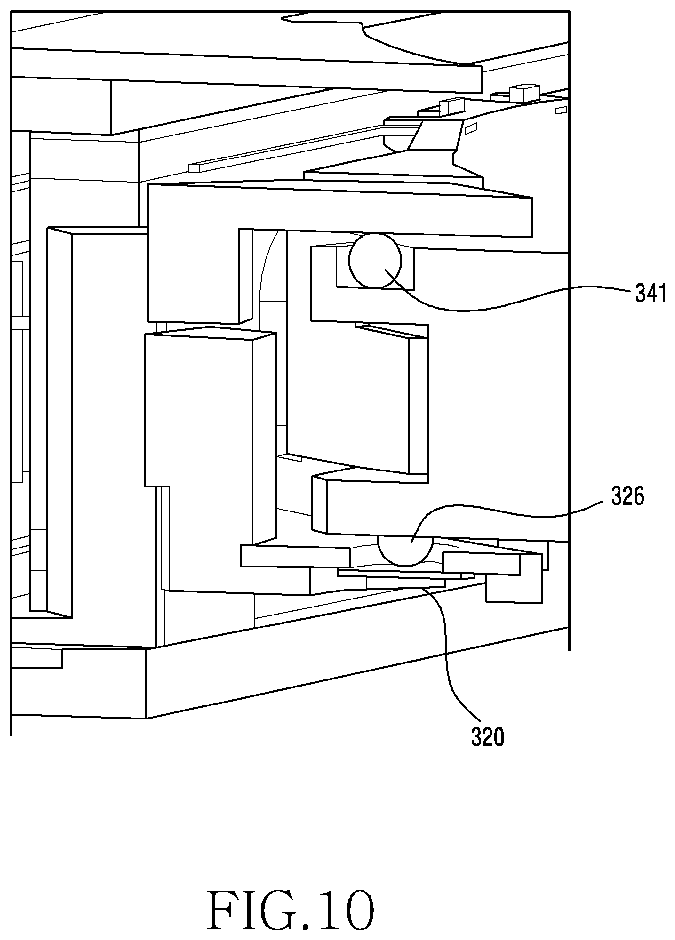Patent US12368943 Figure 10 – Electronic device including camera module