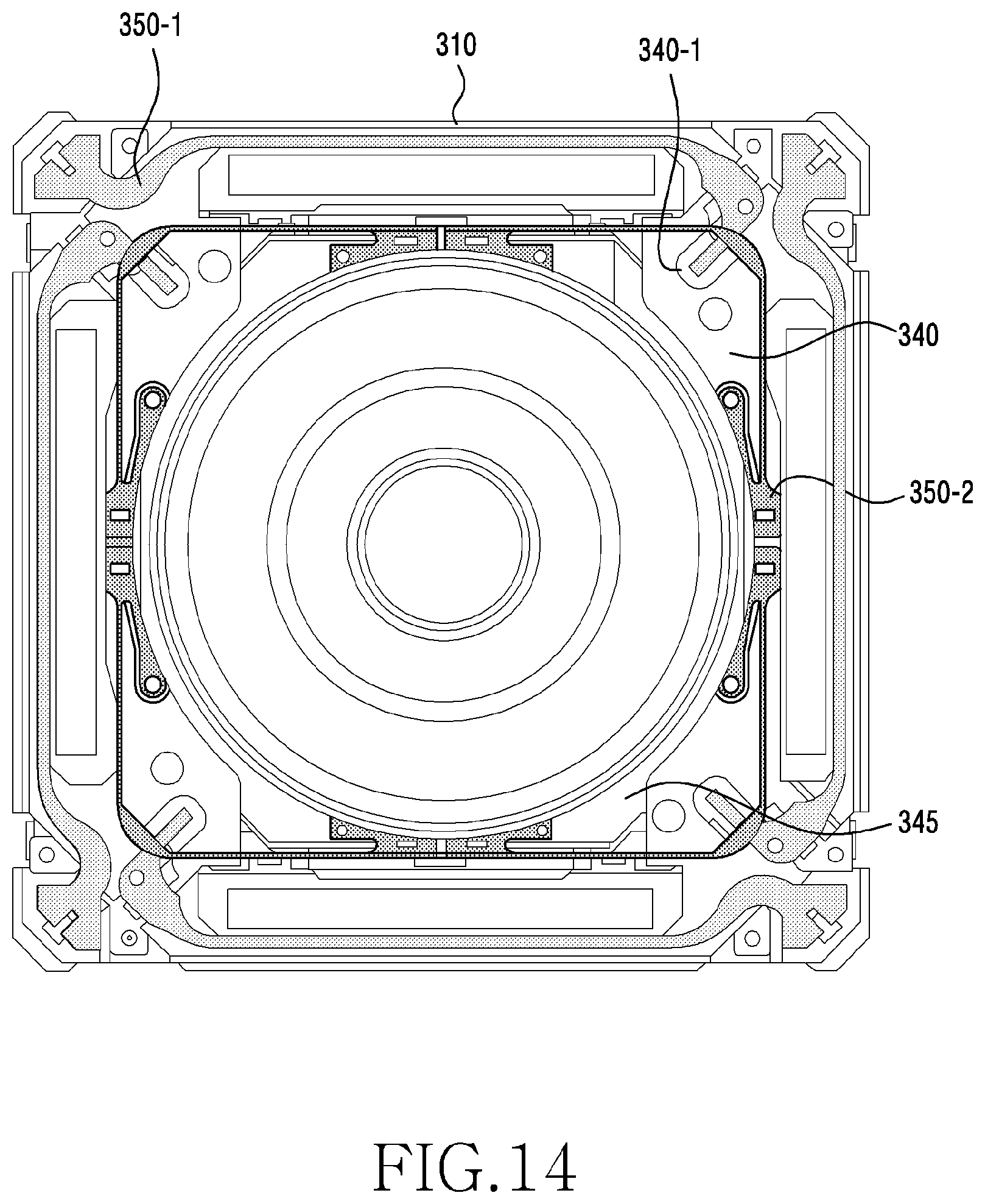 Patent US12368943 Figure 14 – Electronic device including camera module