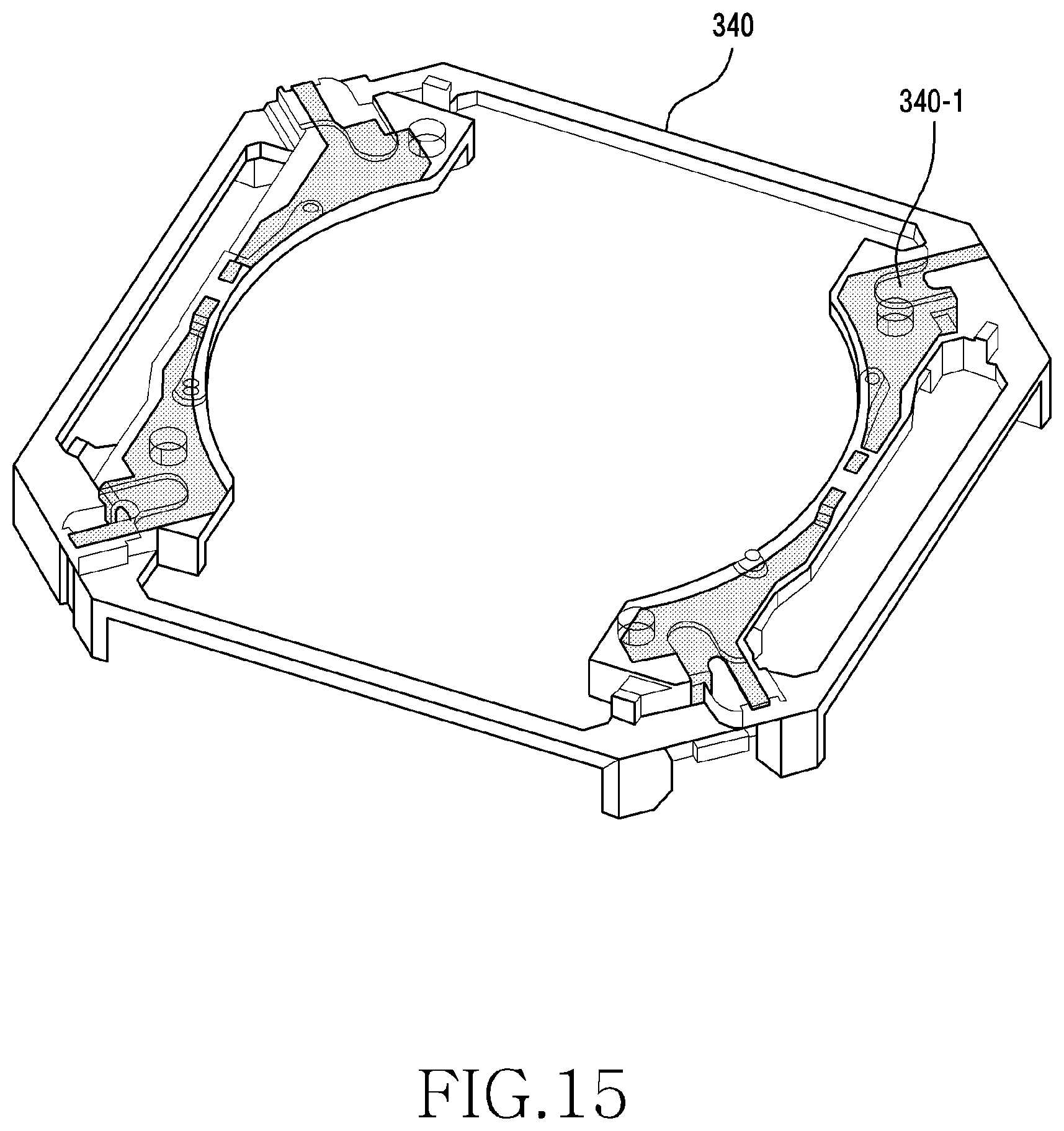 Patent US12368943 Figure 15 – Electronic device including camera module