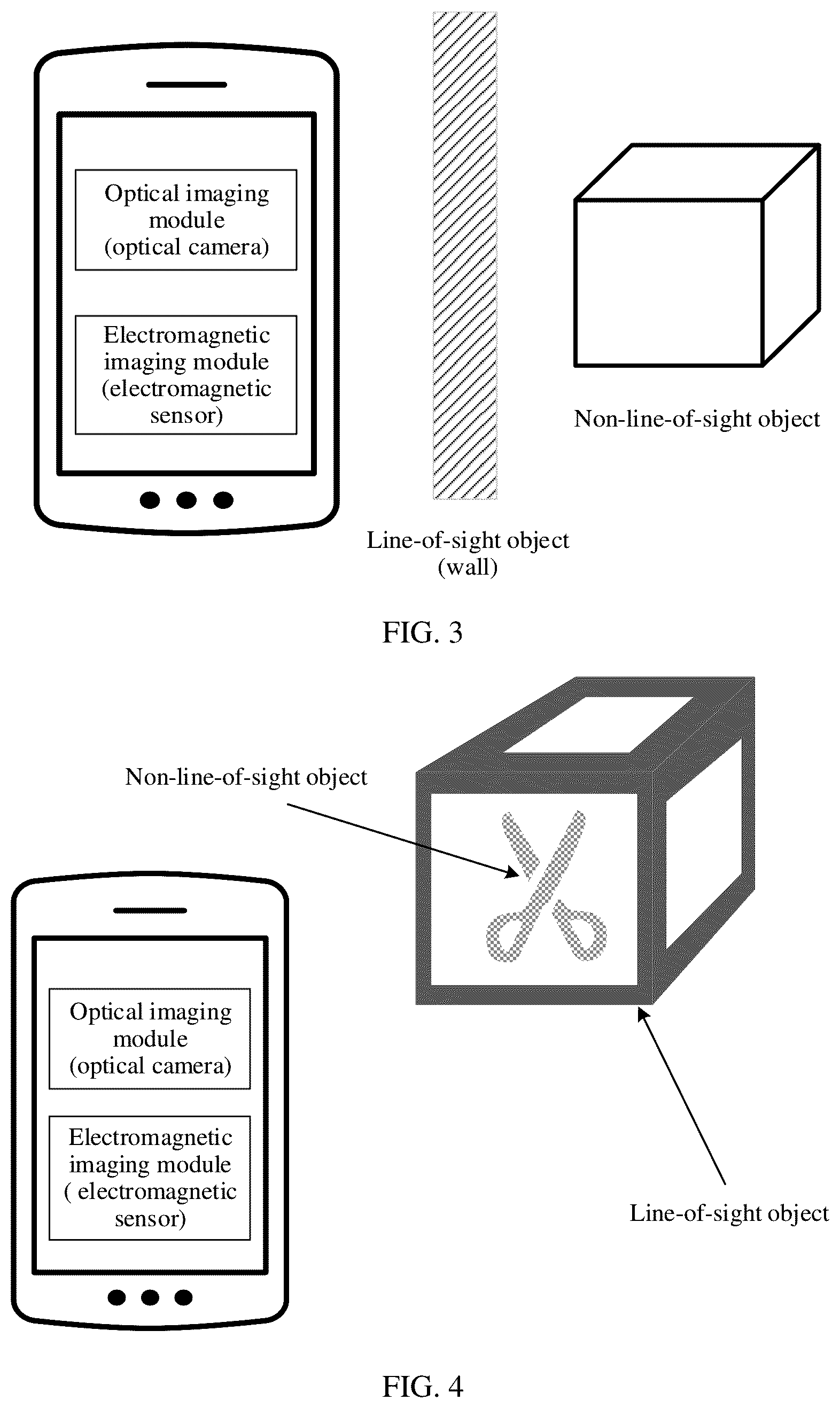 Patent US12368947 Figure 3 – Imaging method for non-line-of-sight object and electronic device