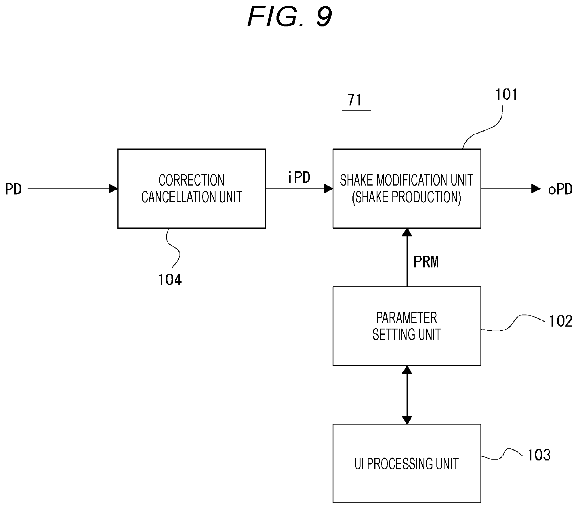 Patent US12368955 Figure 9 – Image processing device, image processing method, and program