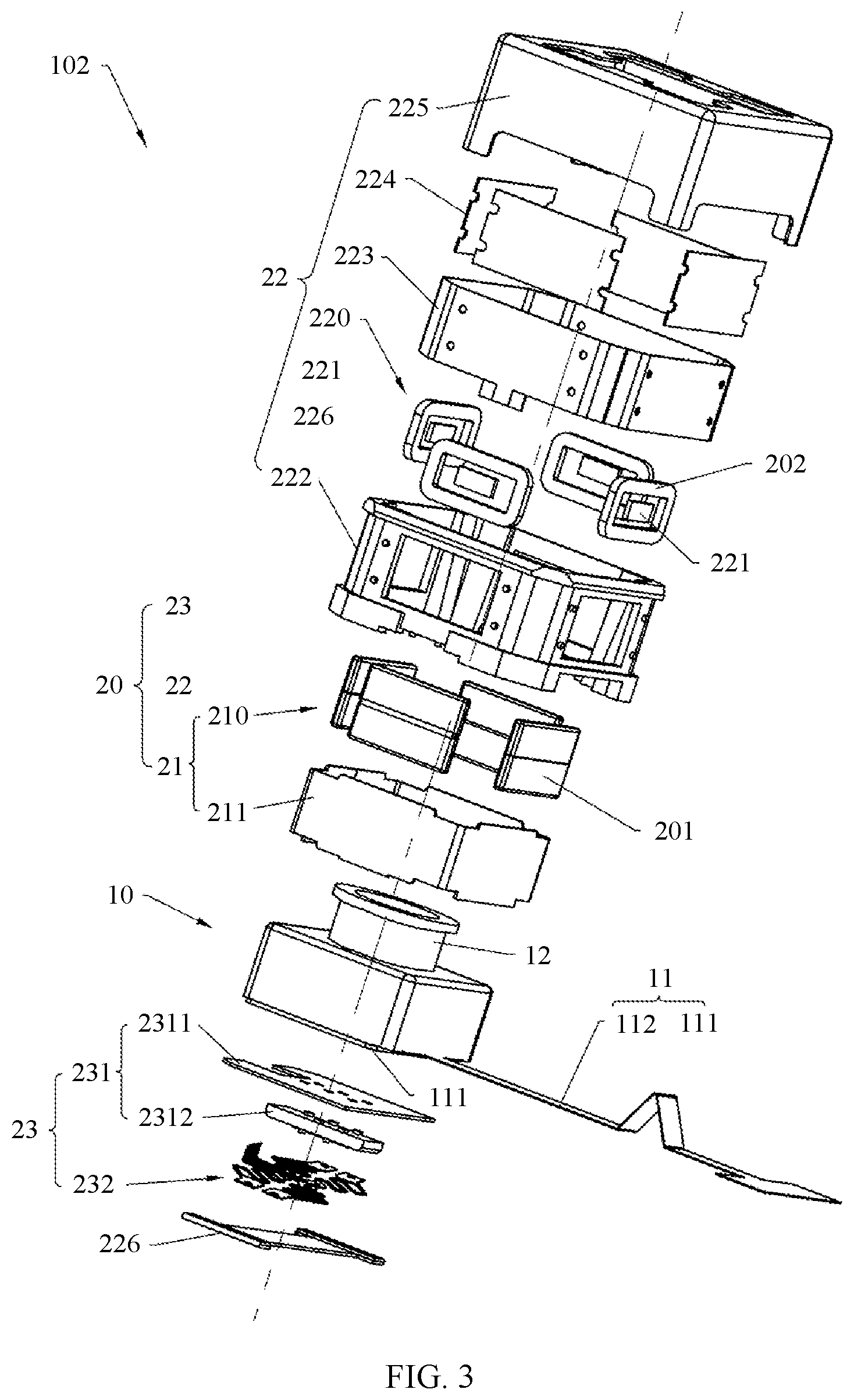 Patent US12368957 Figure 3 – Camera module and electronic device