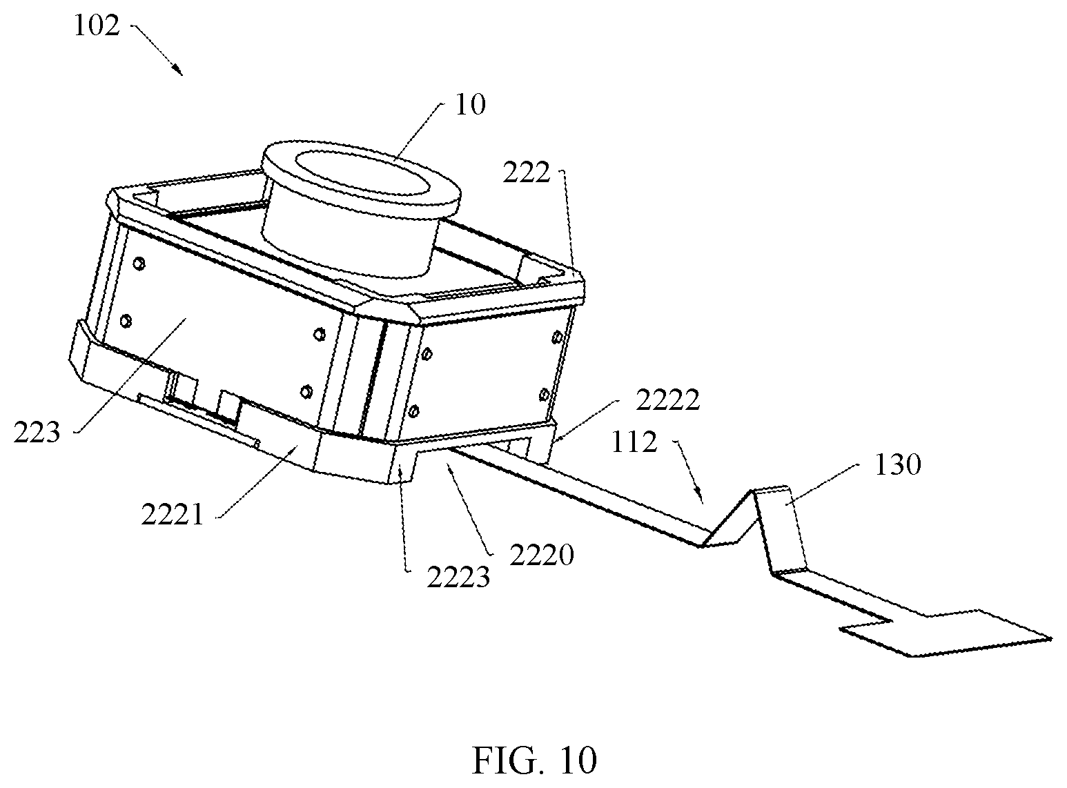 Patent US12368957 Figure 10 – Camera module and electronic device