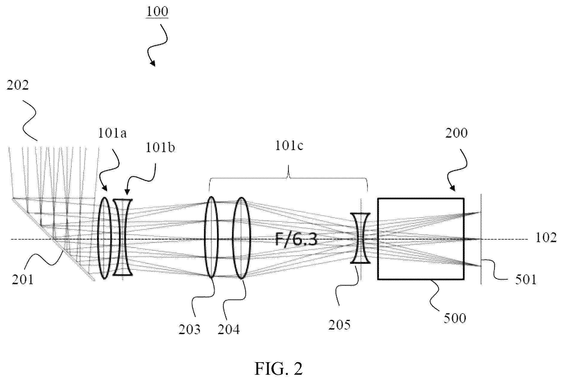 Patent US12368959 Figure 2 – Optical zoom system and camera for a mobile device