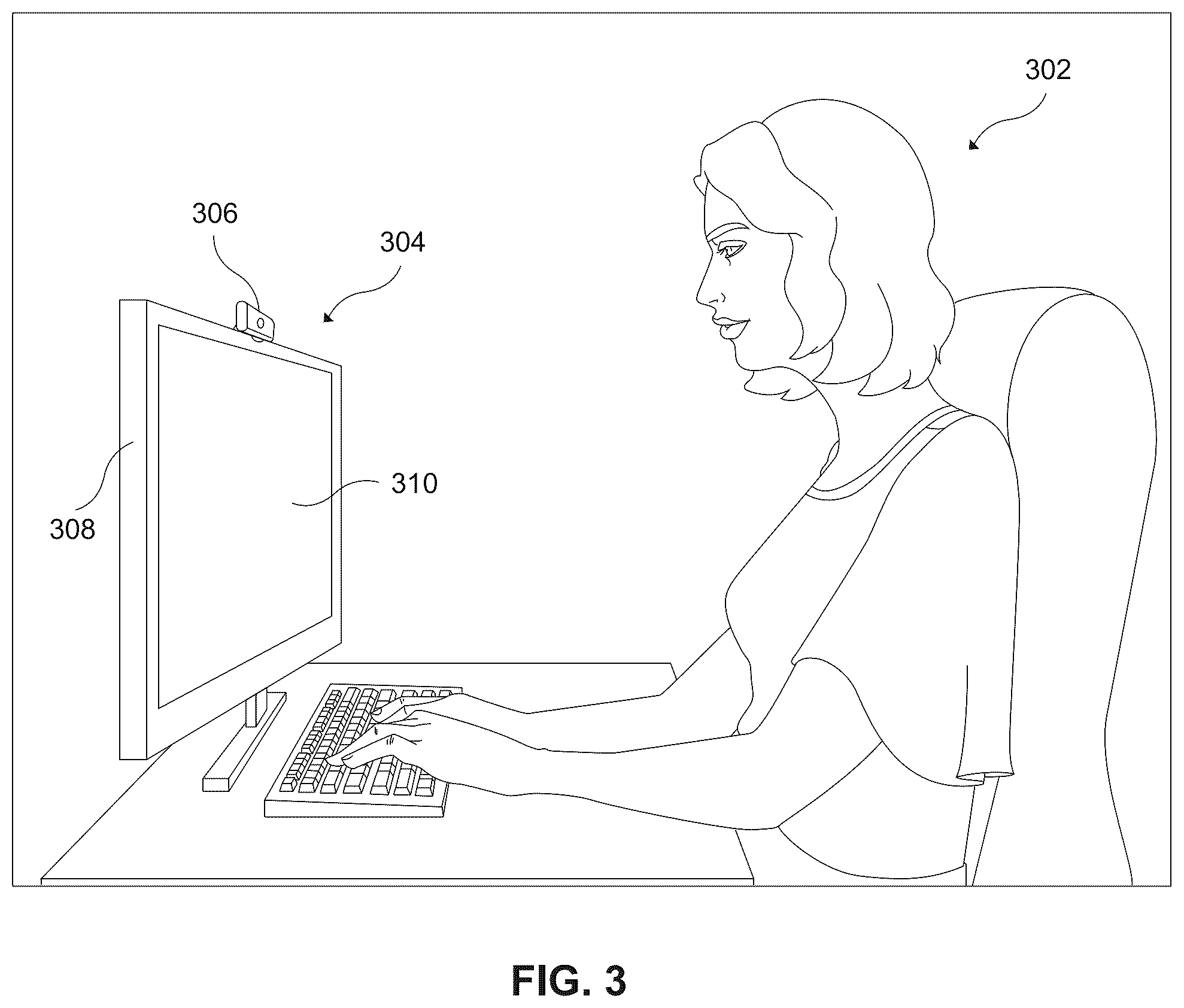 Patent US12368963 Figure 3 – System and method for automatically adjusting lighting for a video feed