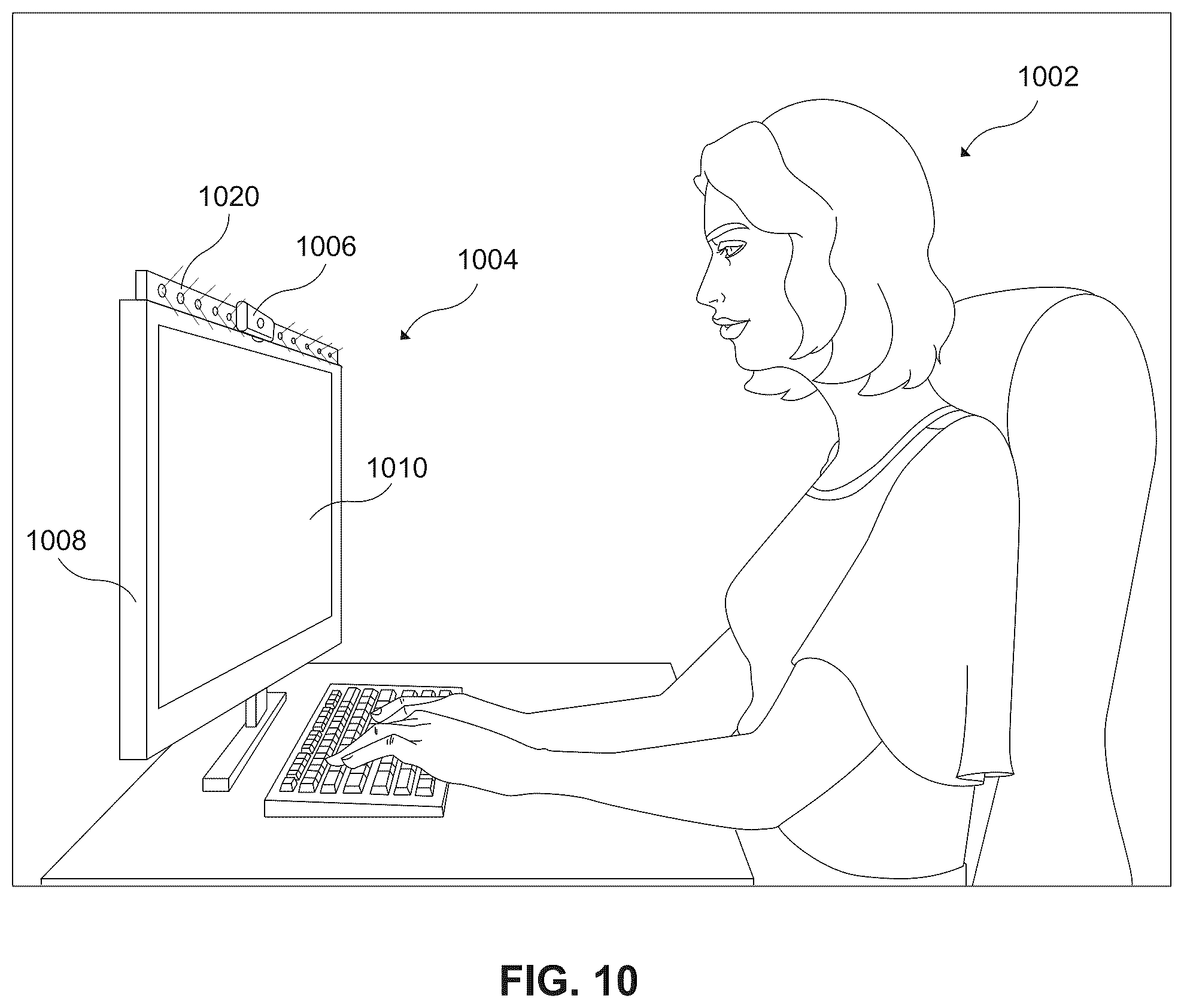 Patent US12368963 Figure 10 – System and method for automatically adjusting lighting for a video feed