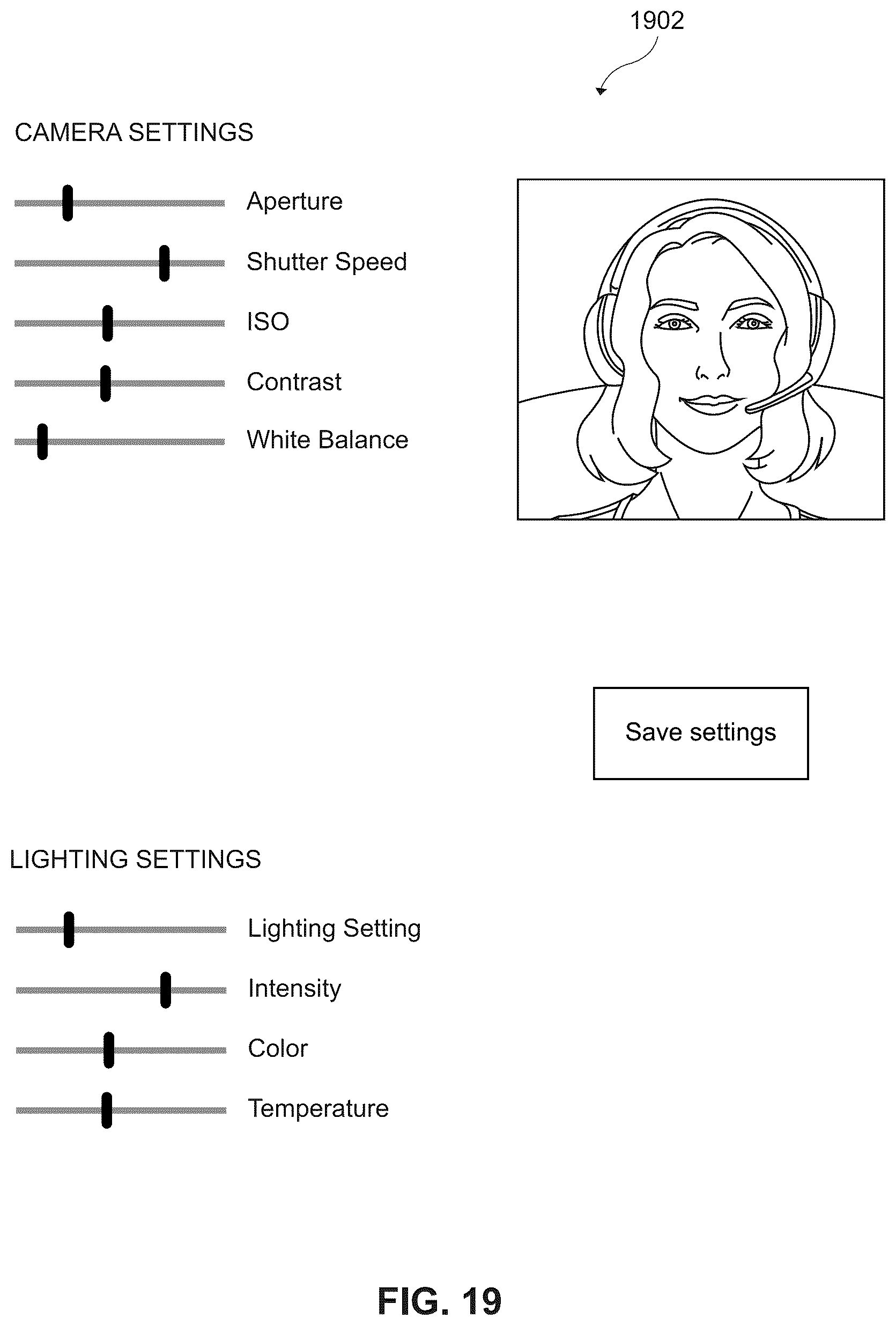 Patent US12368963 Figure 19 – System and method for automatically adjusting lighting for a video feed