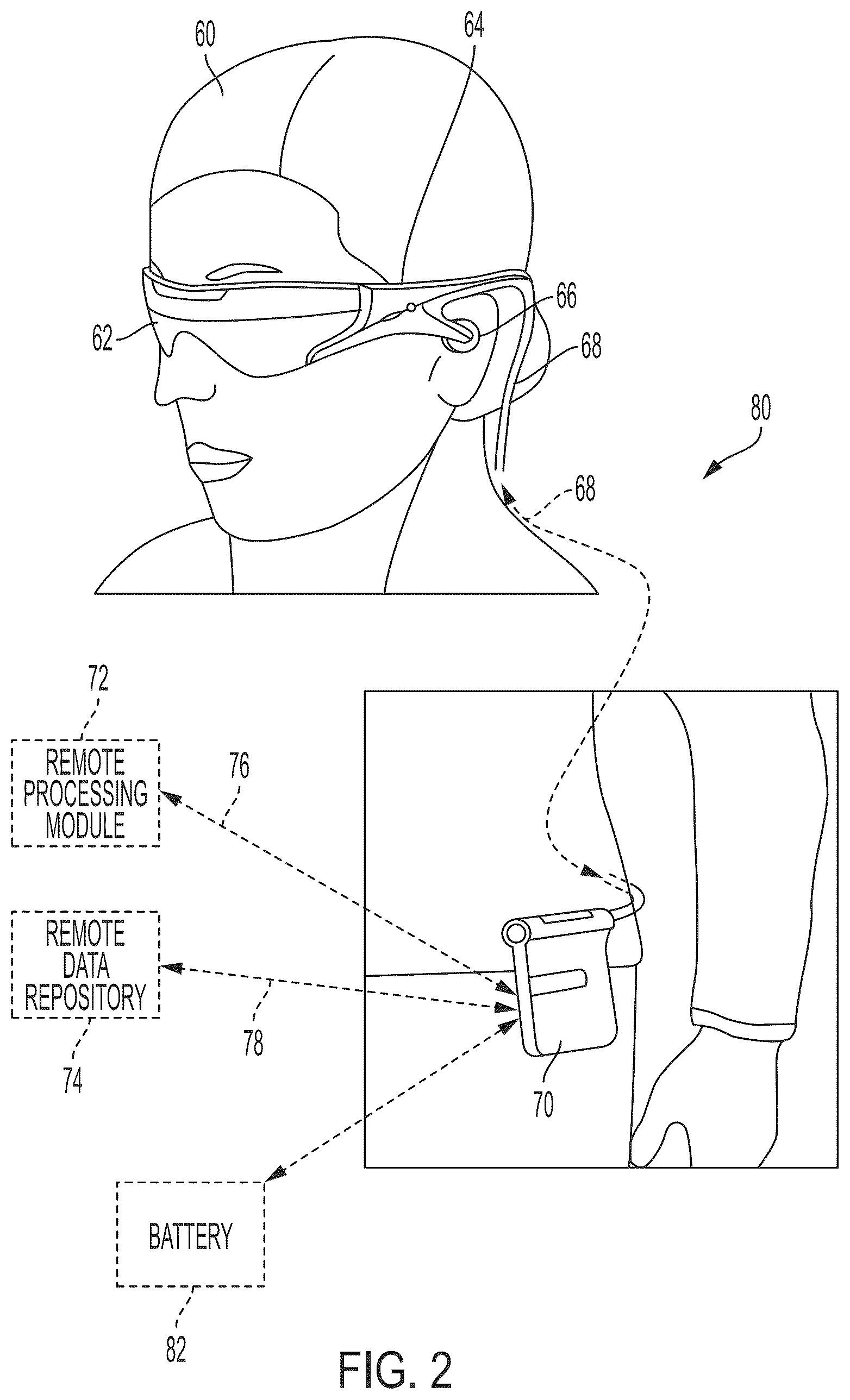 Patent US12368973 Figure 2 – Lightweight cross reality device with passive depth extraction