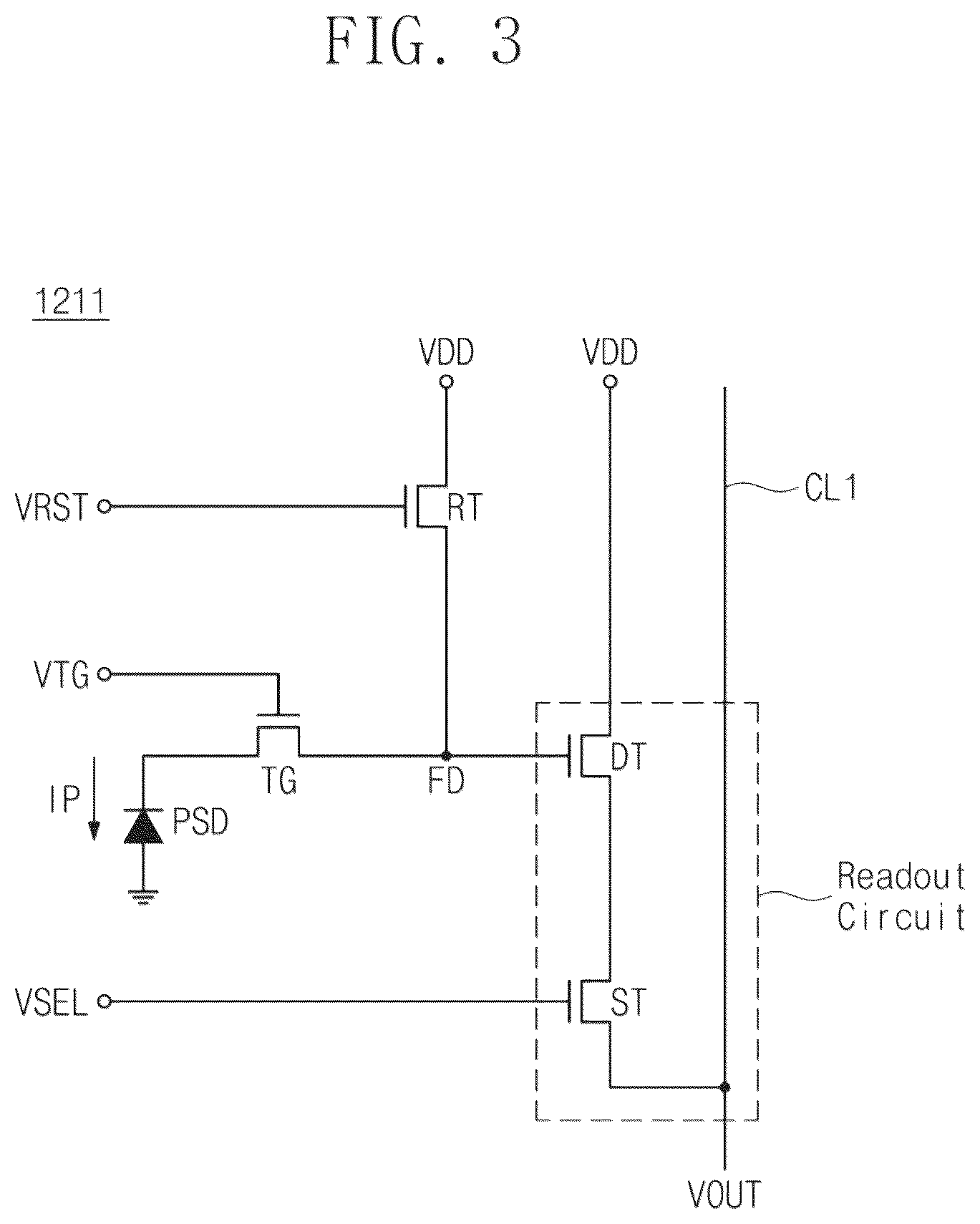 Patent US12368978 Figure 3 – Image sensor including CMOS image sensor pixel and dynamic vision sensor pixel