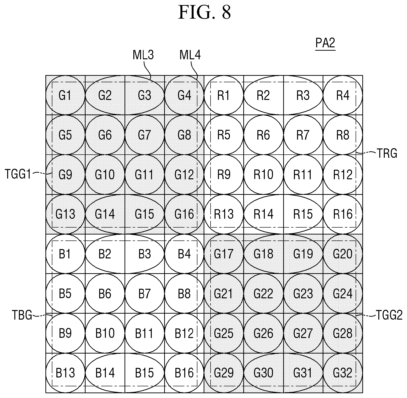 Patent US12368981 Figure 8 – Image sensor