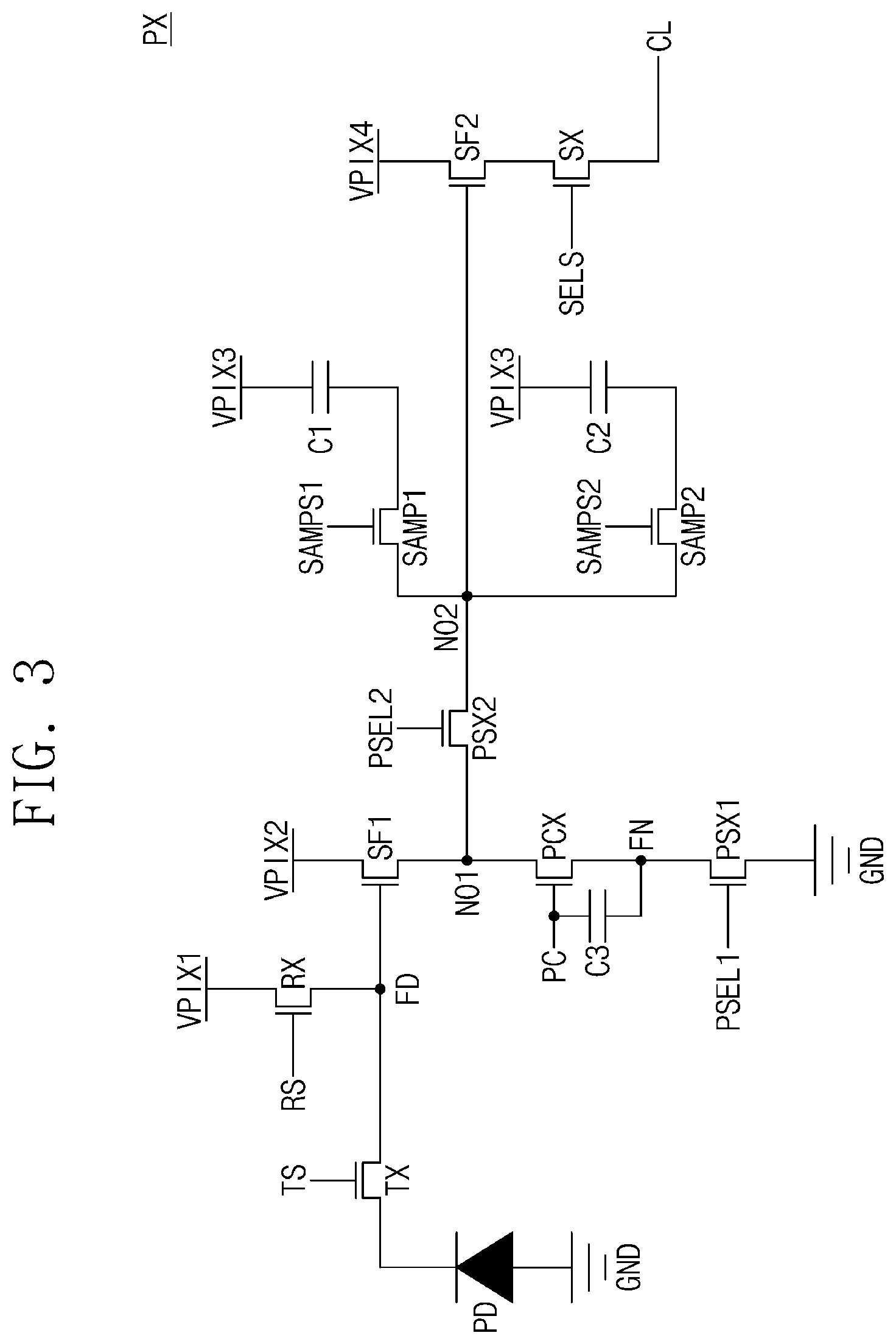 Patent US12368982 Figure 3 – Image sensor preventing image degradation