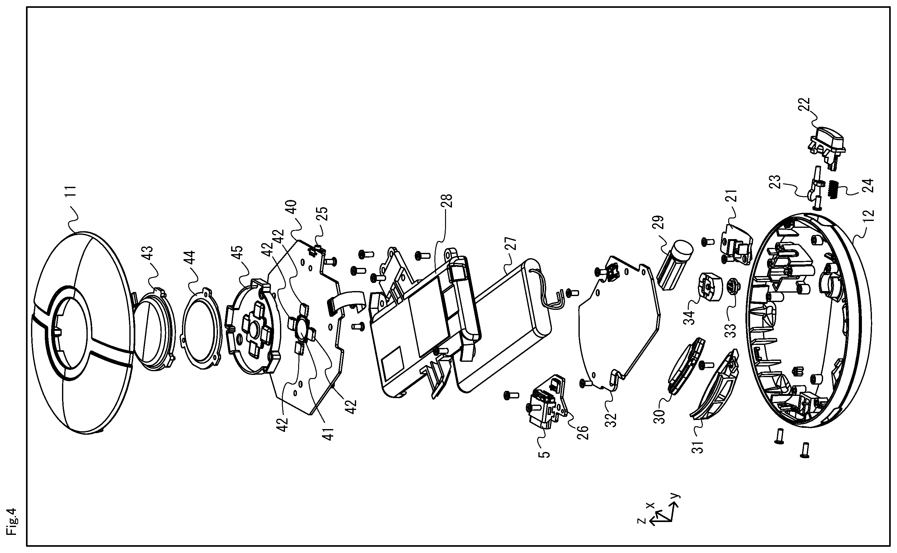 Patent US12368986 Figure 4 – Electronic apparatus