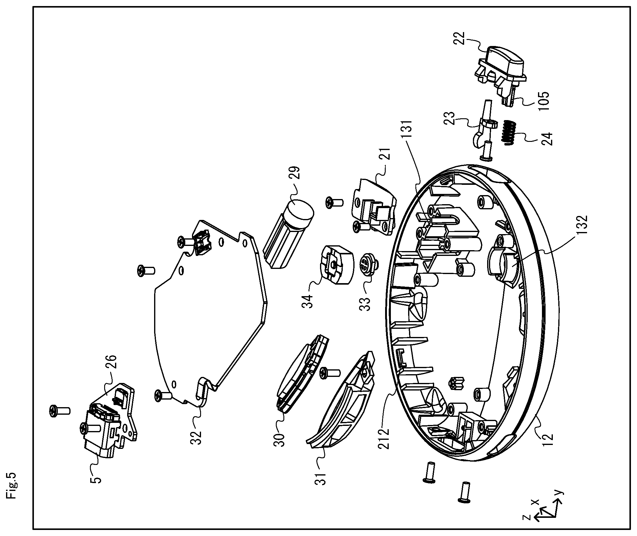 Patent US12368986 Figure 5 – Electronic apparatus