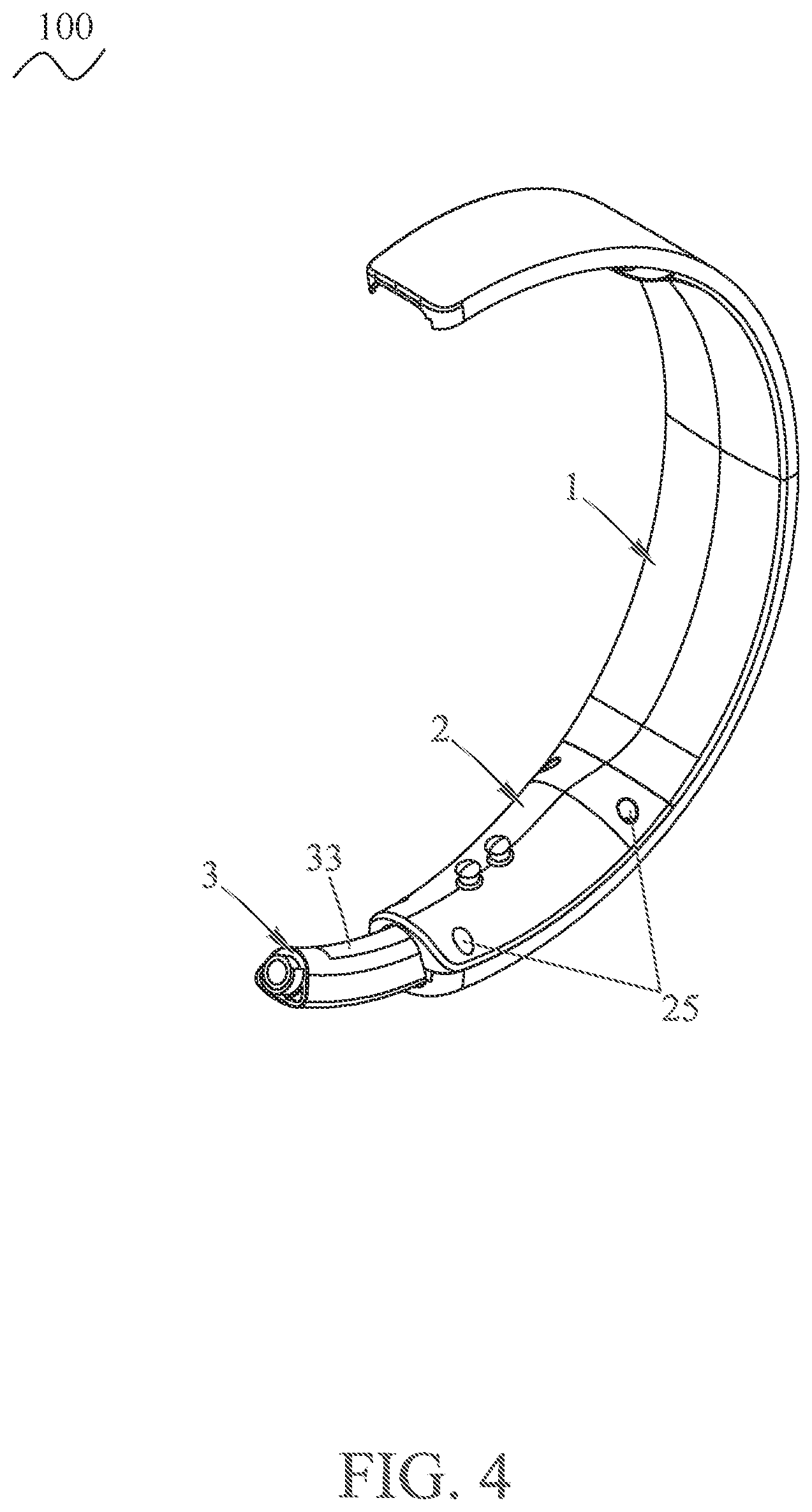 Patent US12368990 Figure 4 – Telescopic structure of headphone