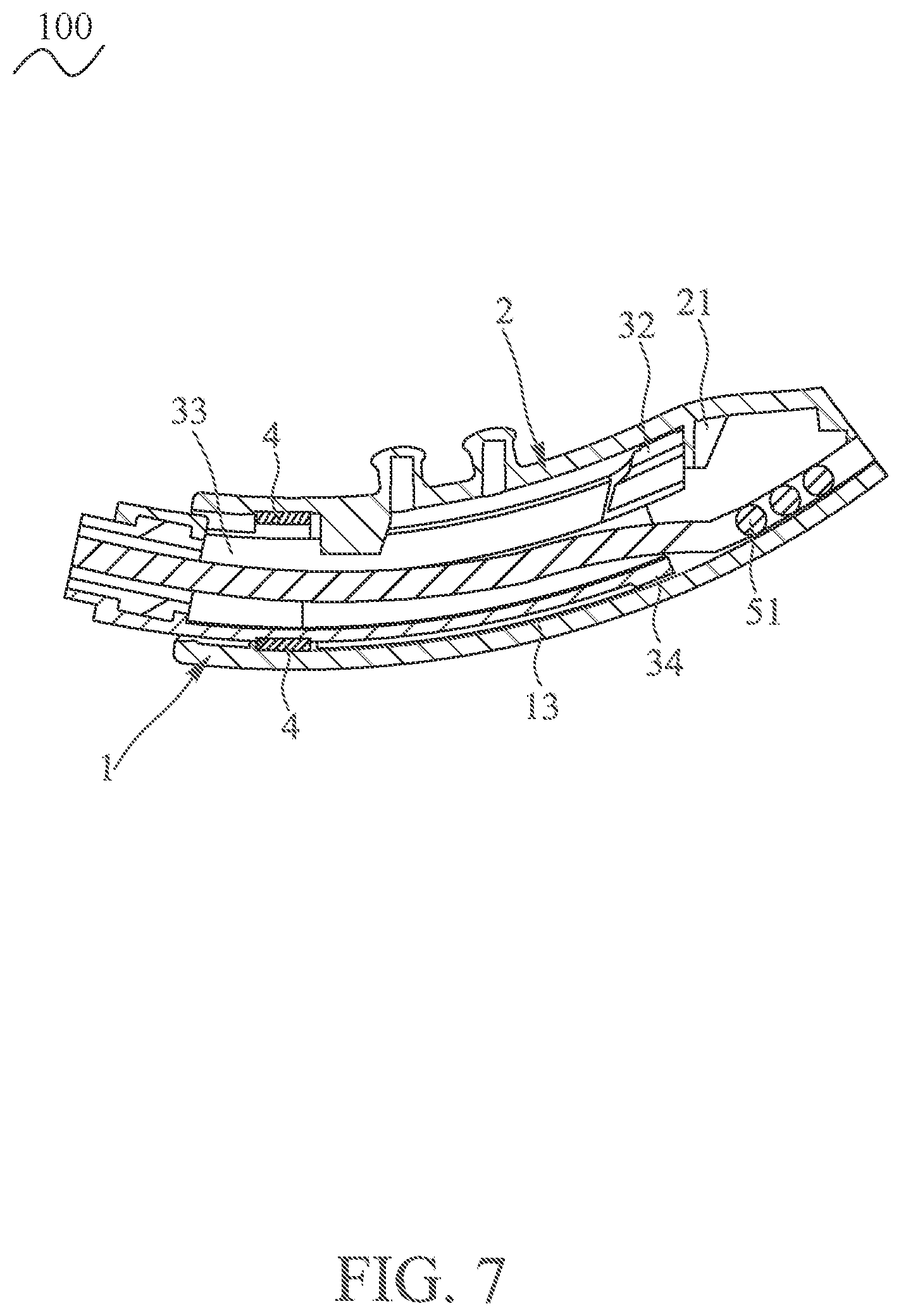 Patent US12368990 Figure 7 – Telescopic structure of headphone
