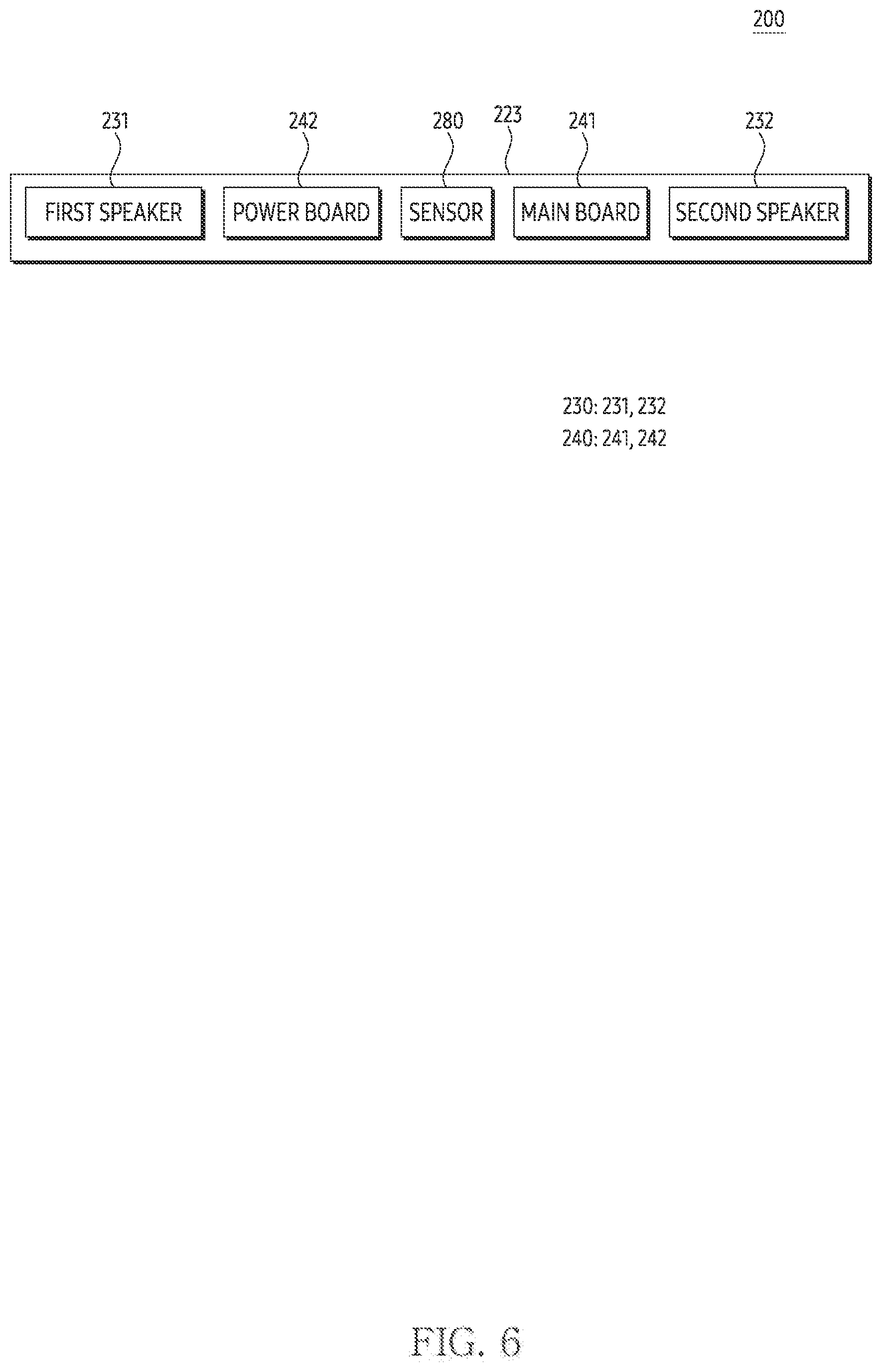 Patent US12368992 Figure 7 – Display device for front emission of audio