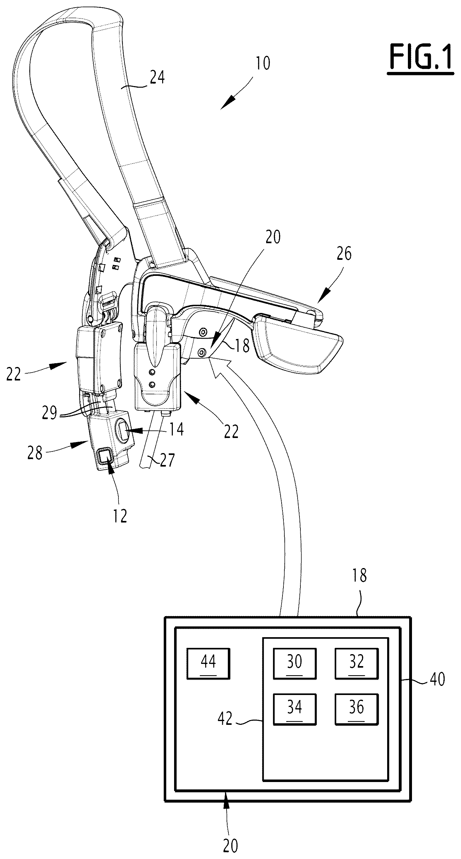 Patent US12368994 Figure 1 – Electronic processing device and processing method, associated acoustic apparatus and computer program
