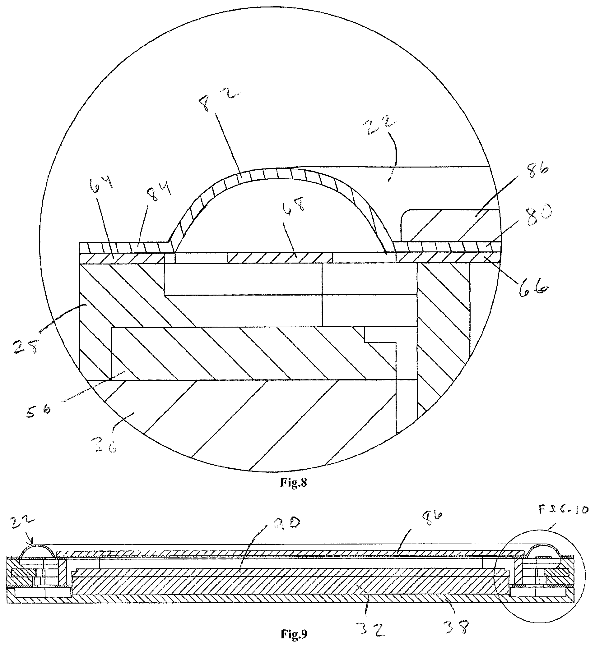 Patent US12368999 Figure 4 – High amplitude micro loudspeaker with a double suspension frame