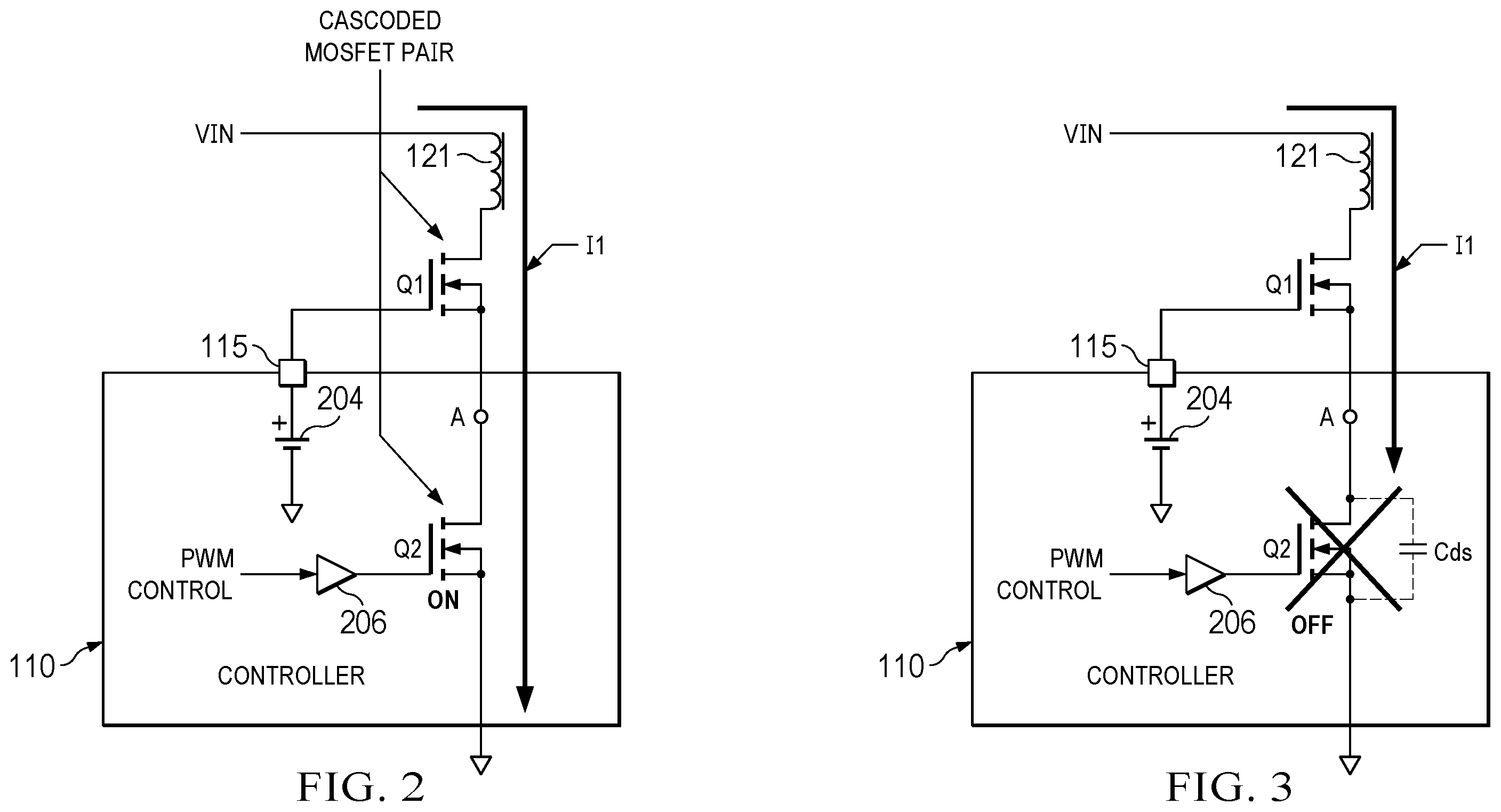 Patent US12375001 Figure 2 – Controller for a voltage converter