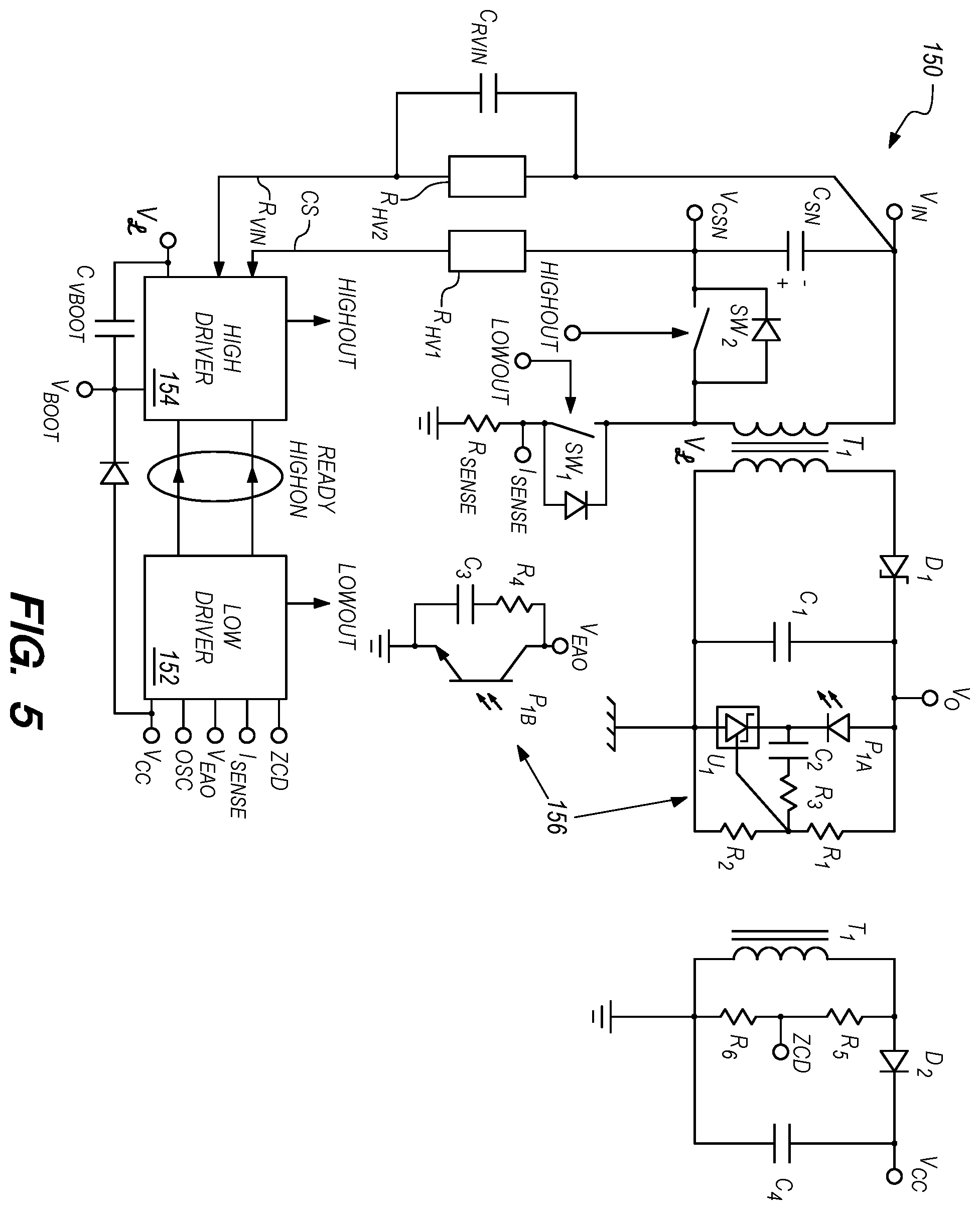Patent US12375002 Figure 4 – Switching power converter and controller for a switching power converter