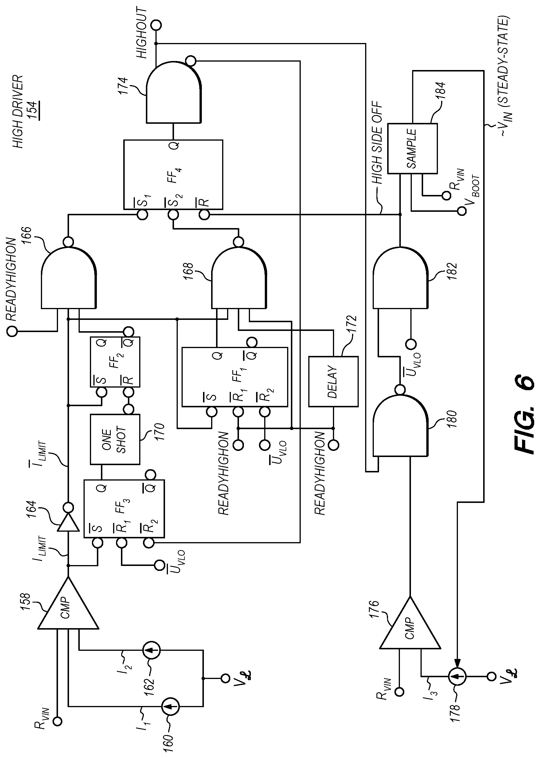 Patent US12375002 Figure 5 – Switching power converter and controller for a switching power converter