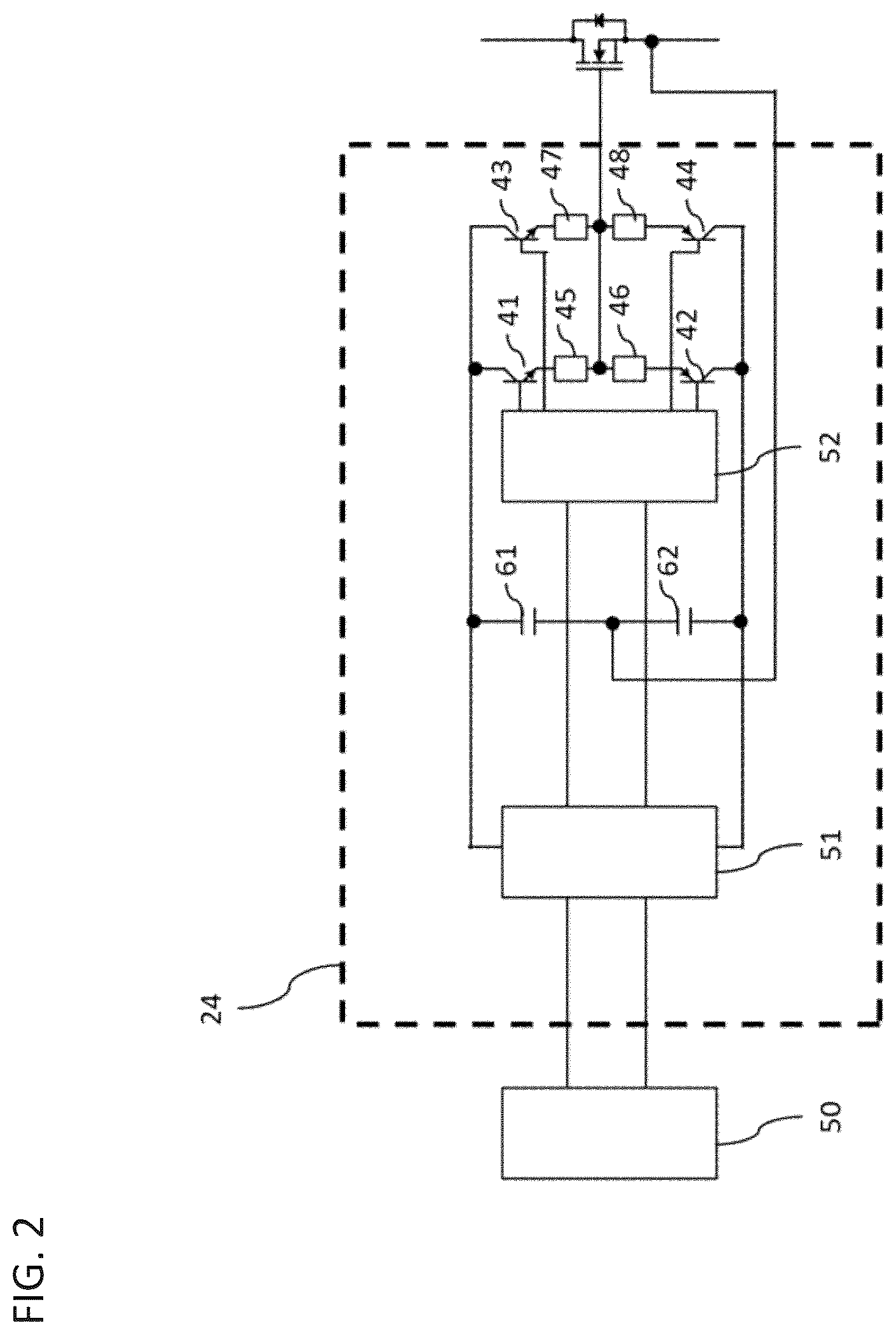 Patent US12375010 Figure 2 – Power conversion device, aircraft, and power conversion method