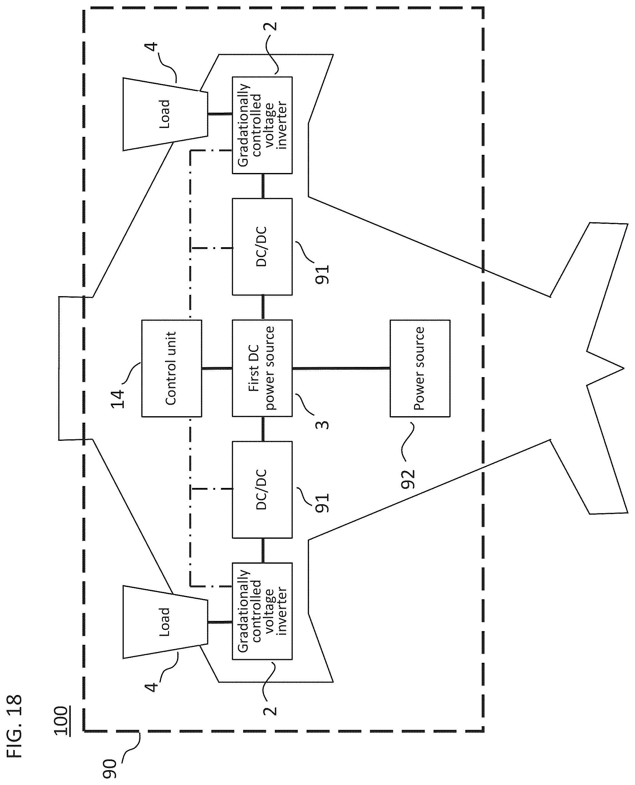 Patent US12375010 Figure 18 – Power conversion device, aircraft, and power conversion method
