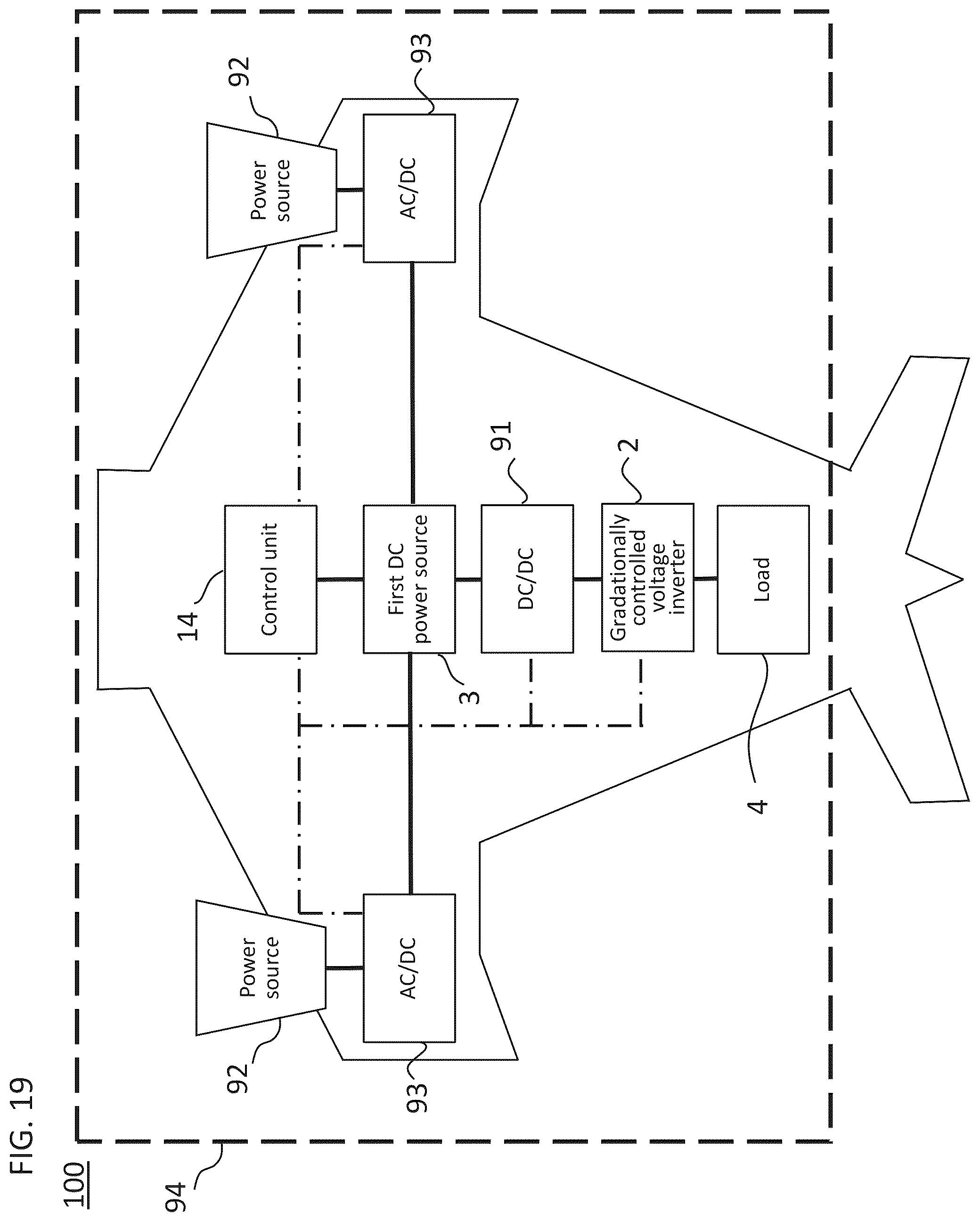Patent US12375010 Figure 19 – Power conversion device, aircraft, and power conversion method
