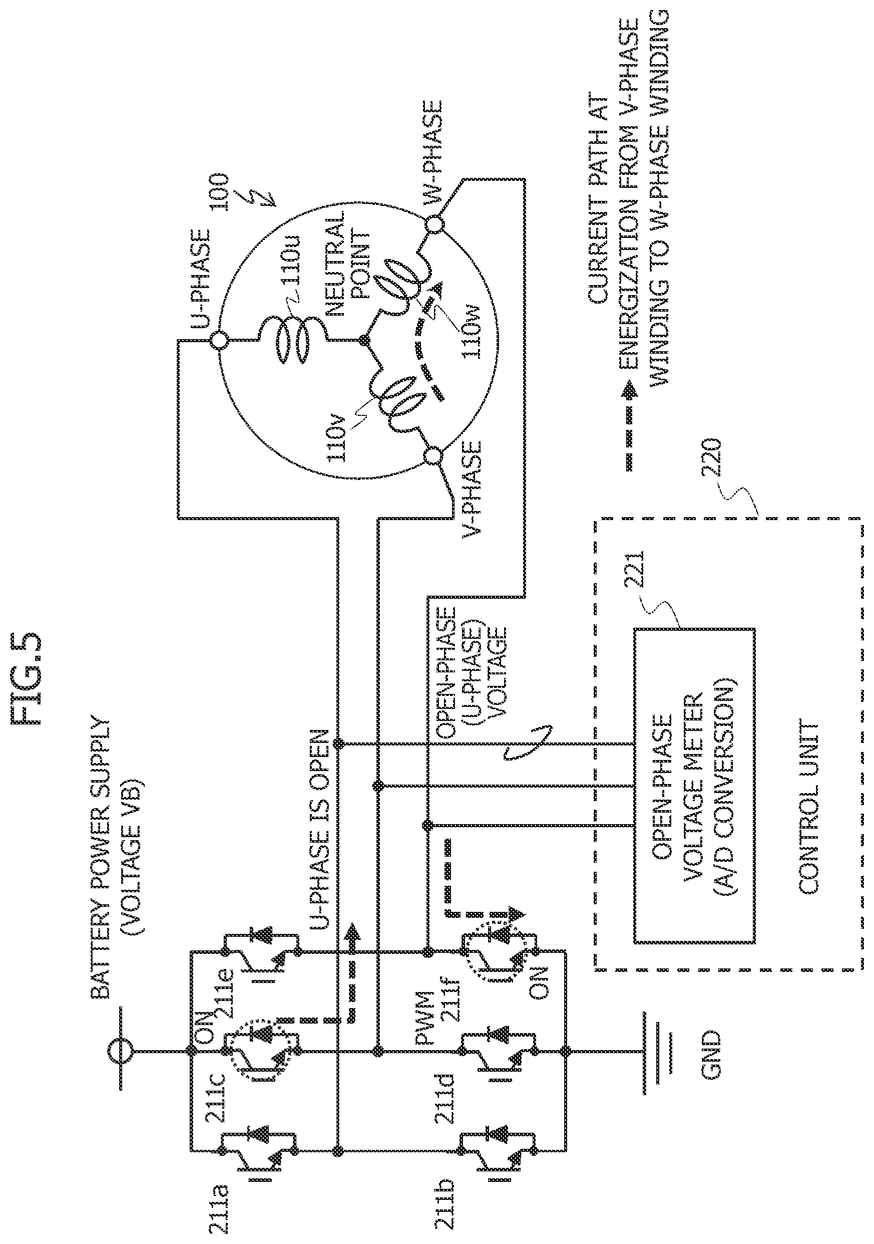 Patent US12375014 Figure 5 – Brushless motor control device and brushless motor control method