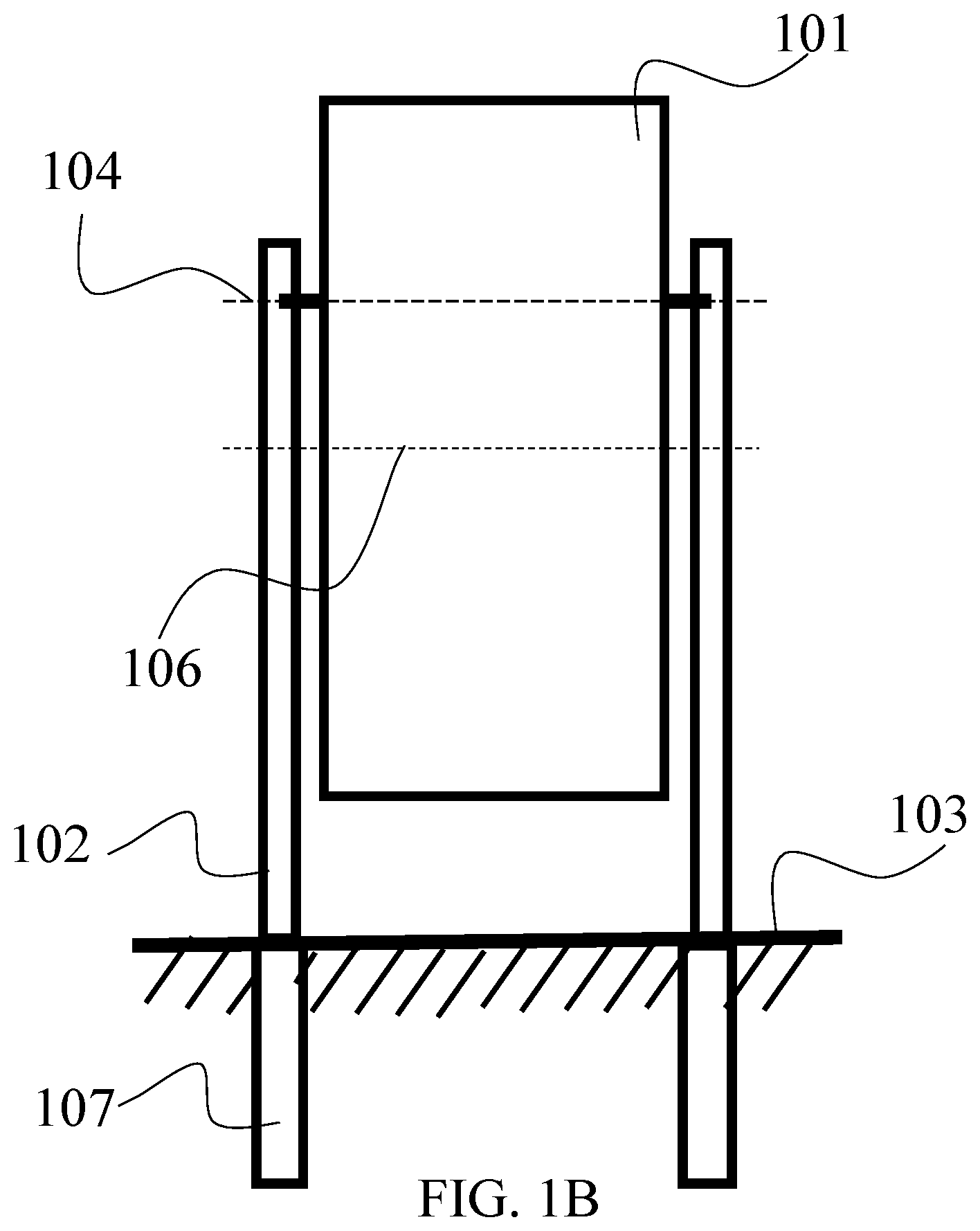 Patent US12375026 Figure 2 – Mount for vertical photovoltaic modules
