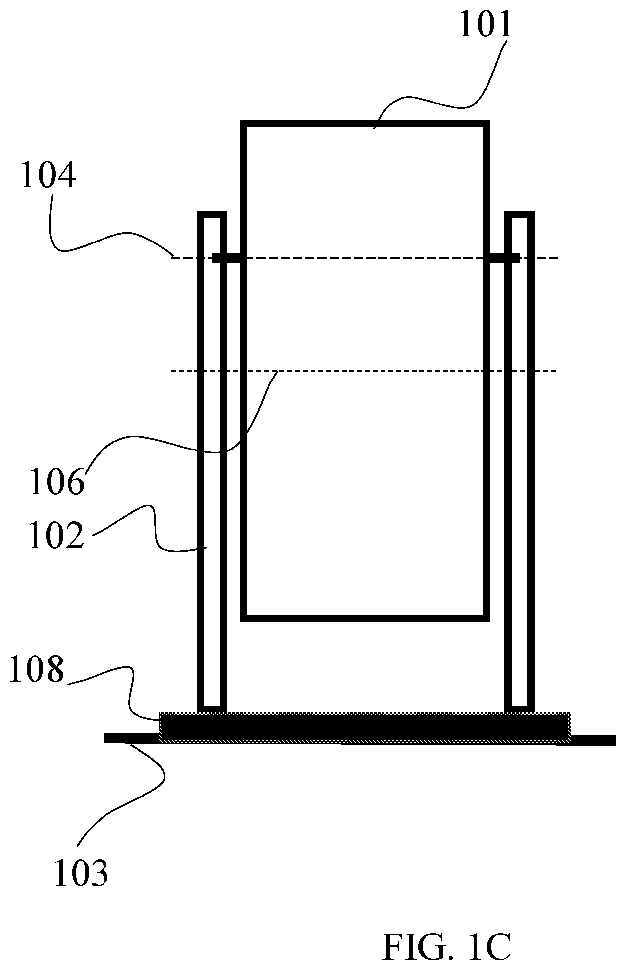 Patent US12375026 Figure 3 – Mount for vertical photovoltaic modules