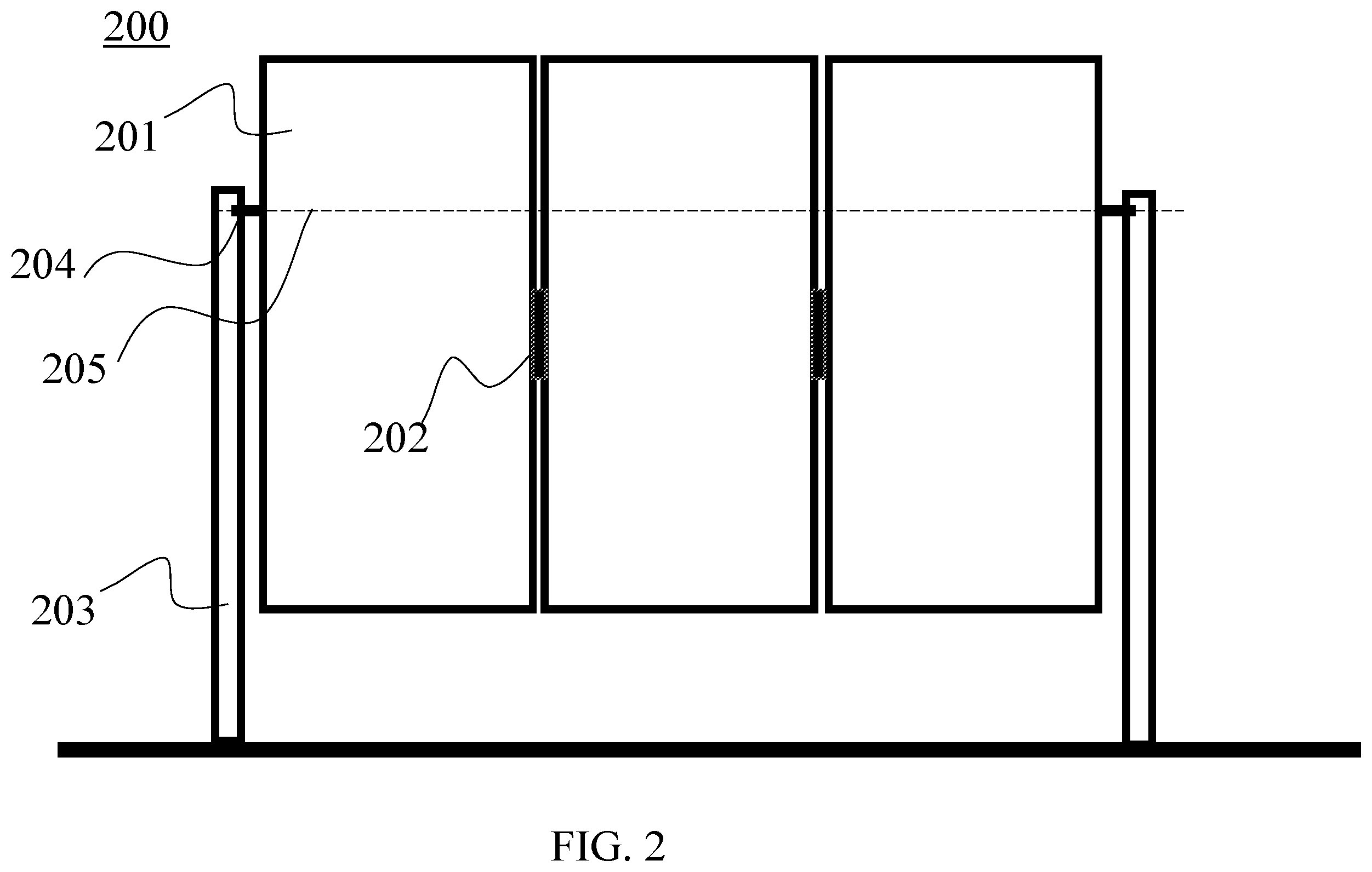 Patent US12375026 Figure 4 – Mount for vertical photovoltaic modules