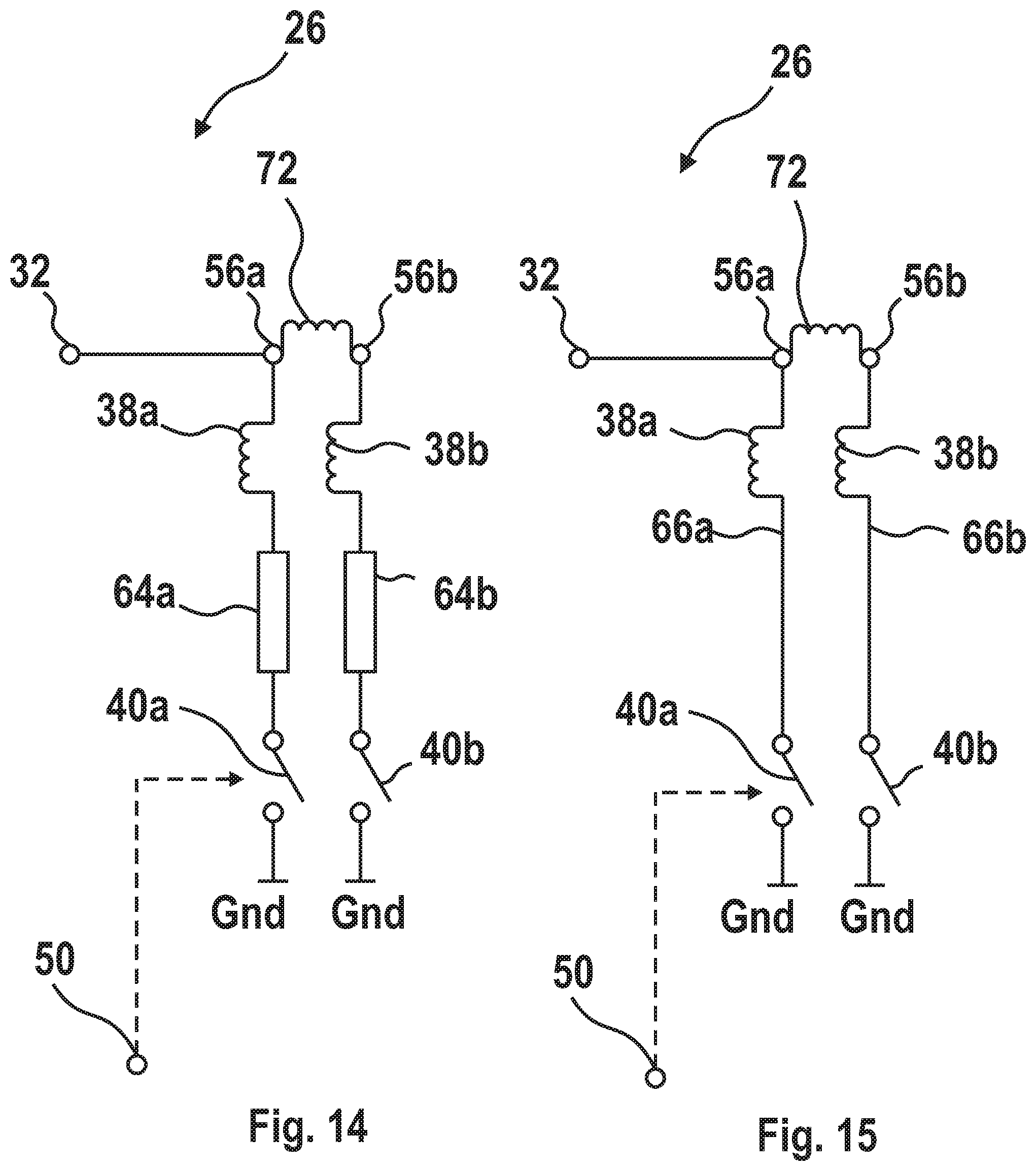 Patent US12375042 Figure 8 – Device and method for switching a frequency range of a high frequency amplifier