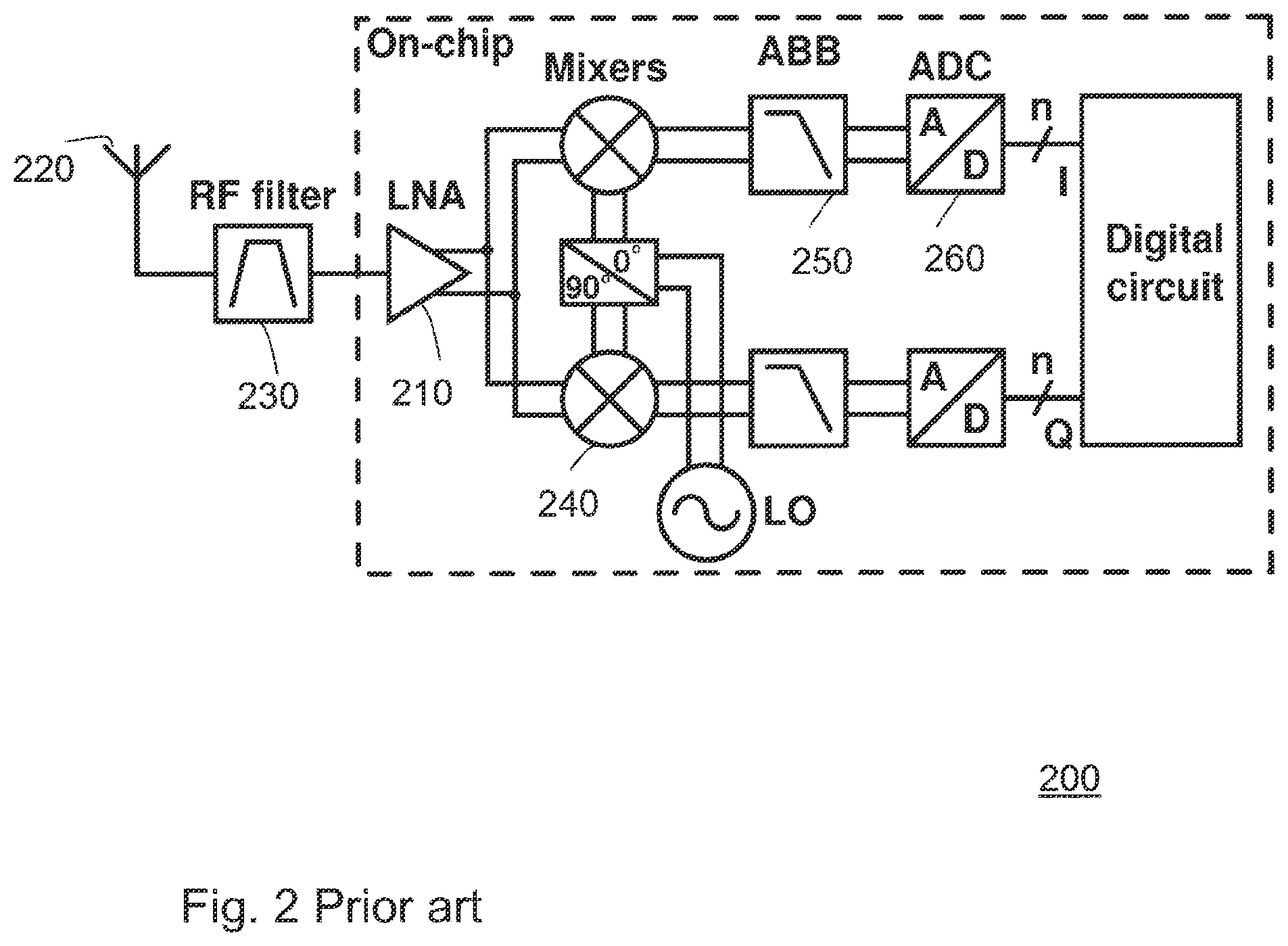 Patent US12375044 Figure 2 – Low noise amplifier circuit